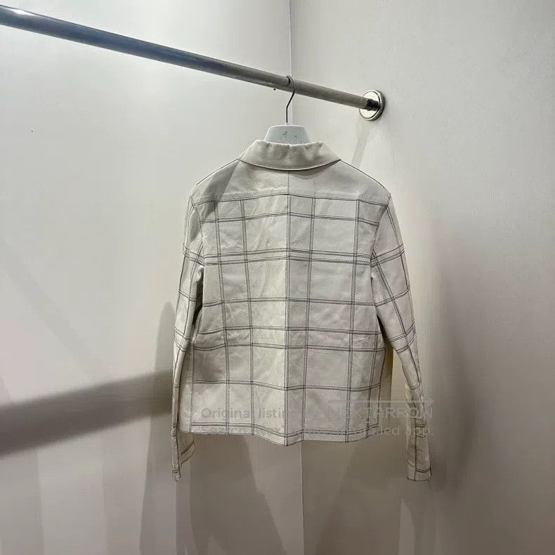 Hermes Hermes Plaid leather jacket Size XS / US 0-2 / IT 36-38 - 2 Thumbnail