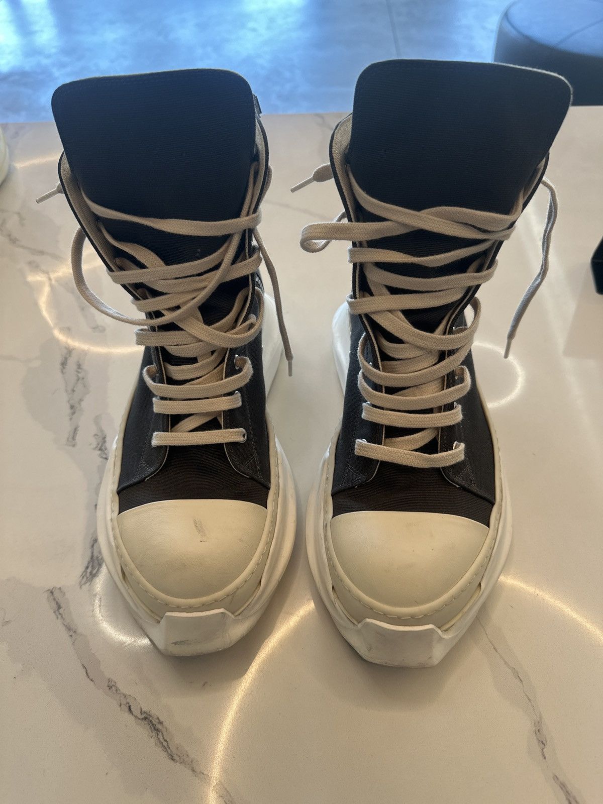 Rick Owens Drkshdw Rick Owens DrkShdw High Brown Size US 10 / EU 43 - 2 Thumbnail