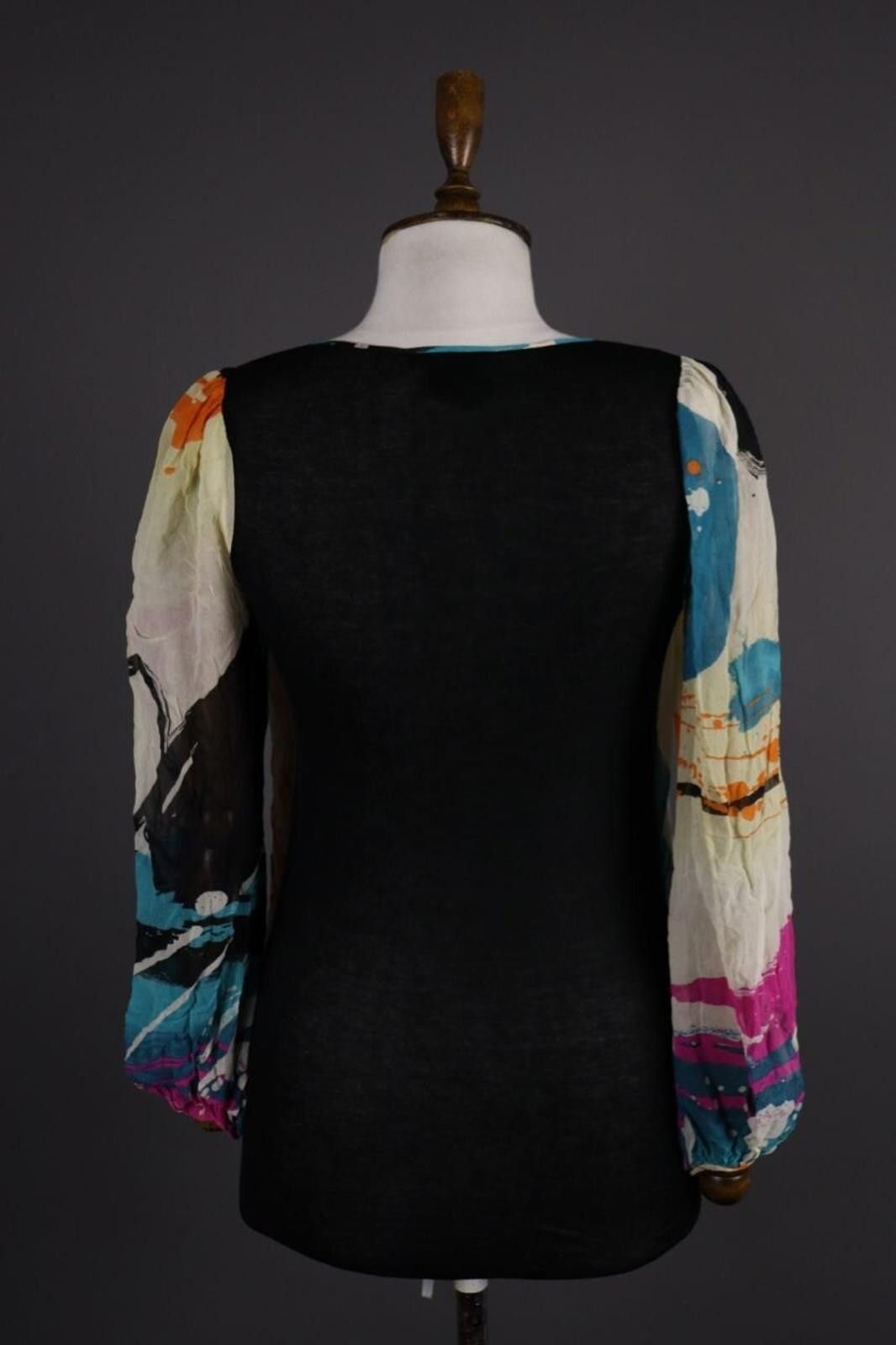 Custo Barcelona CUSTO BARCELONA Multicolor Abstract Silk Top Shirt Size 2 Size XS / US 0-2 / IT 36-38 - 9 Thumbnail