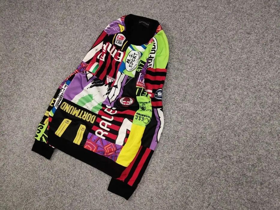 Handmade Rare Ragyard Handmade Aut football patchwork Sweatshirt Size US L / EU 52-54 / 3 - 2 Thumbnail