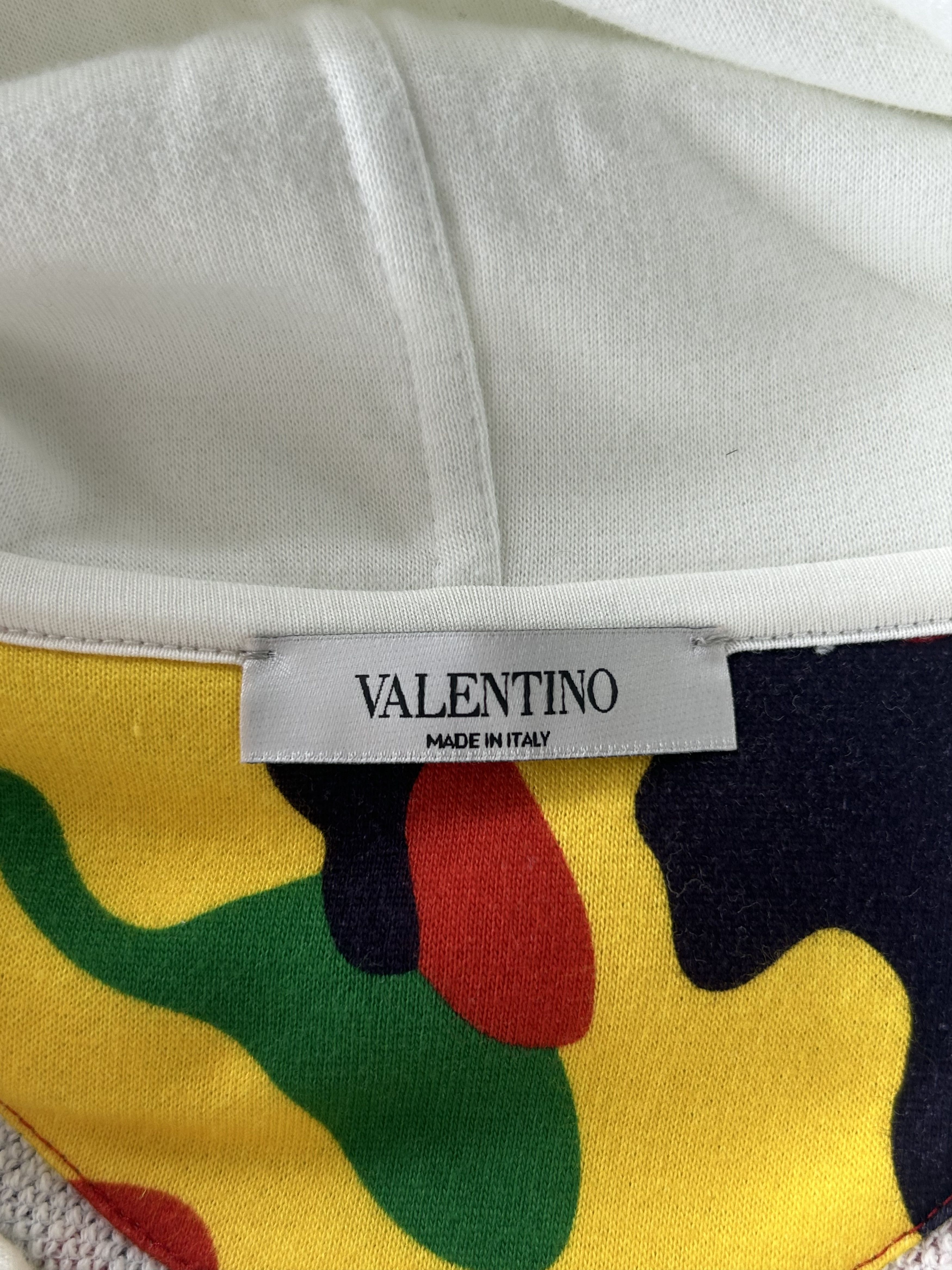 Valentino Valentino White & Camouflage Logo Hoodie Size US XXL / EU 58 / 5 - 3 Thumbnail