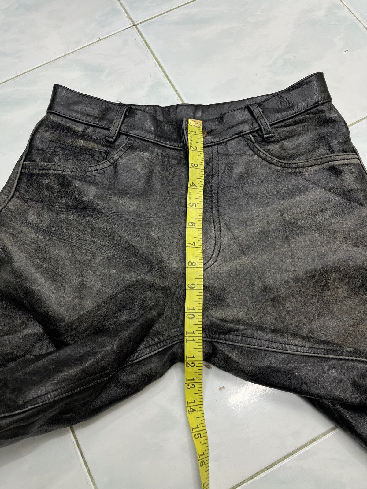Genuine Leather × Vintage 🔥STEALS🔥 VTG BBH LEATHER PANTS Size US 29 - 21 Thumbnail