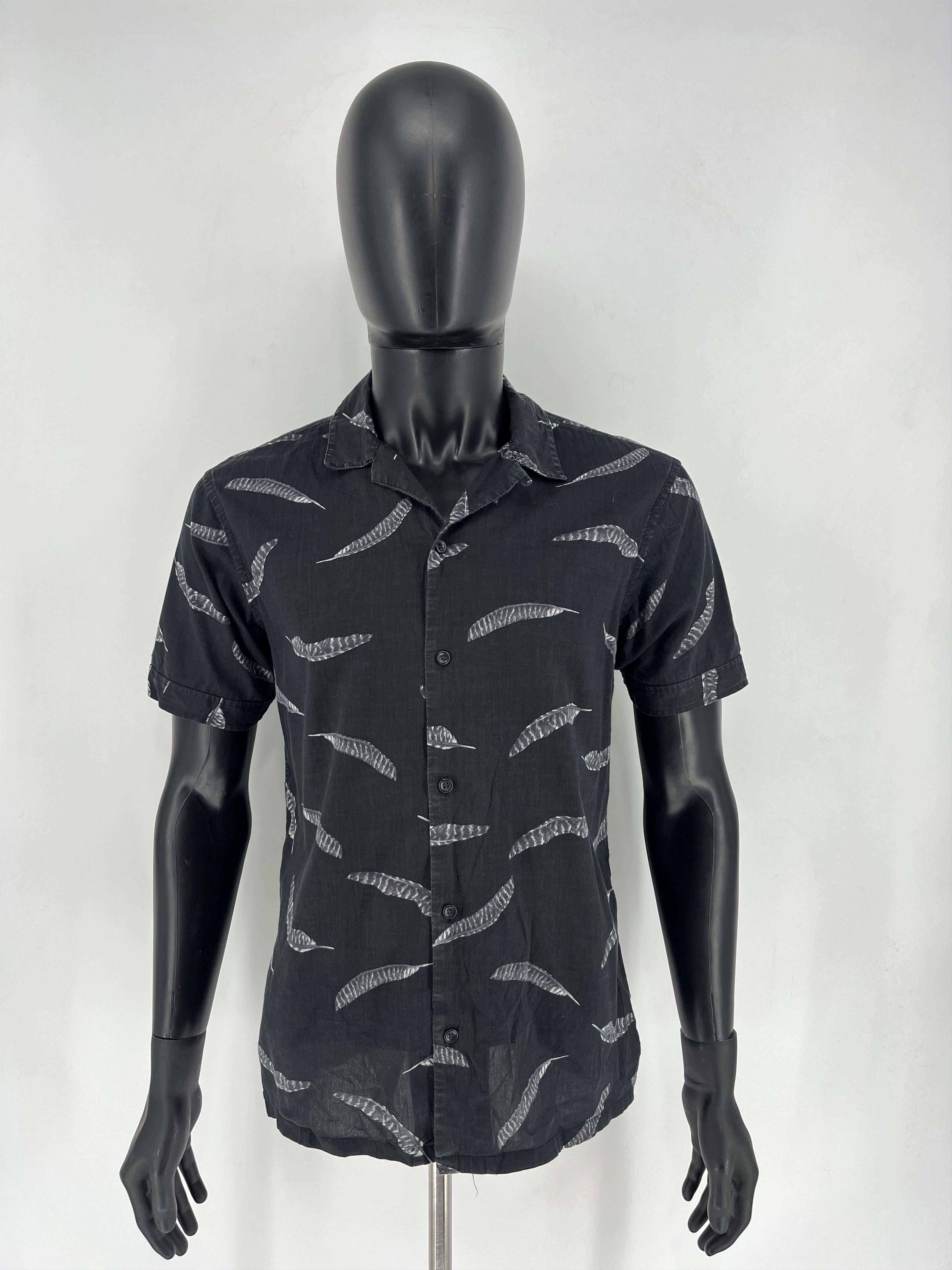 Allsaints × Vintage Vintage Y2K Allsaints Hawaiian Shirt Art Hype Size S Size US S / EU 44-46 / 1 - 2 Thumbnail