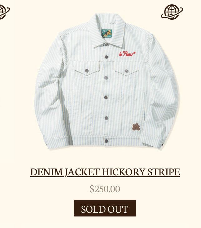 Golf le Fleur Demin Jacket Hickory stripe - Golf Le Fleur Size US M / EU 48-50 / 2 - 1 Thumbnail