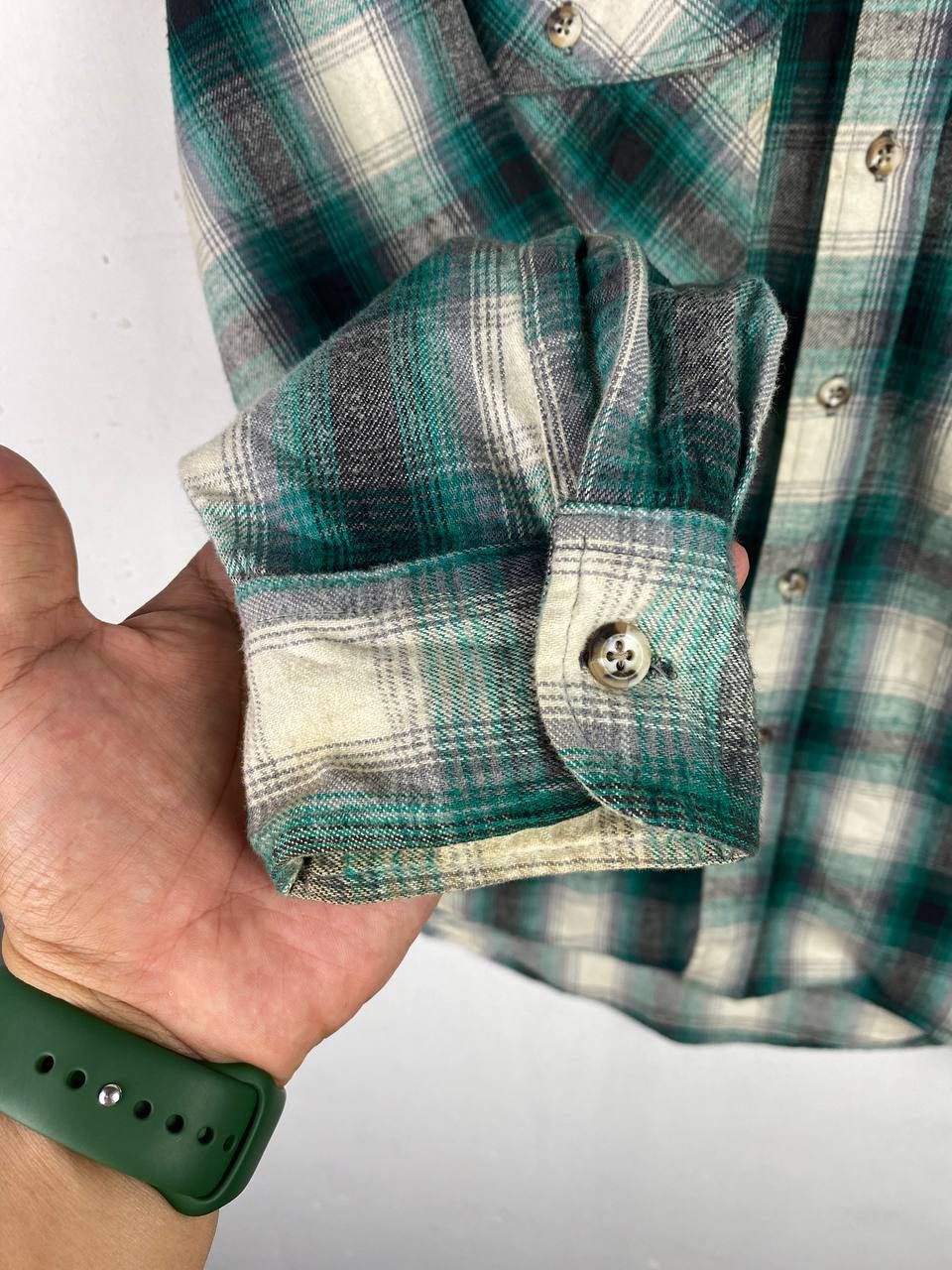 Flannel vintage private property shadow plaid flannel shirt Size US M / EU 48-50 / 2 - 4 Thumbnail