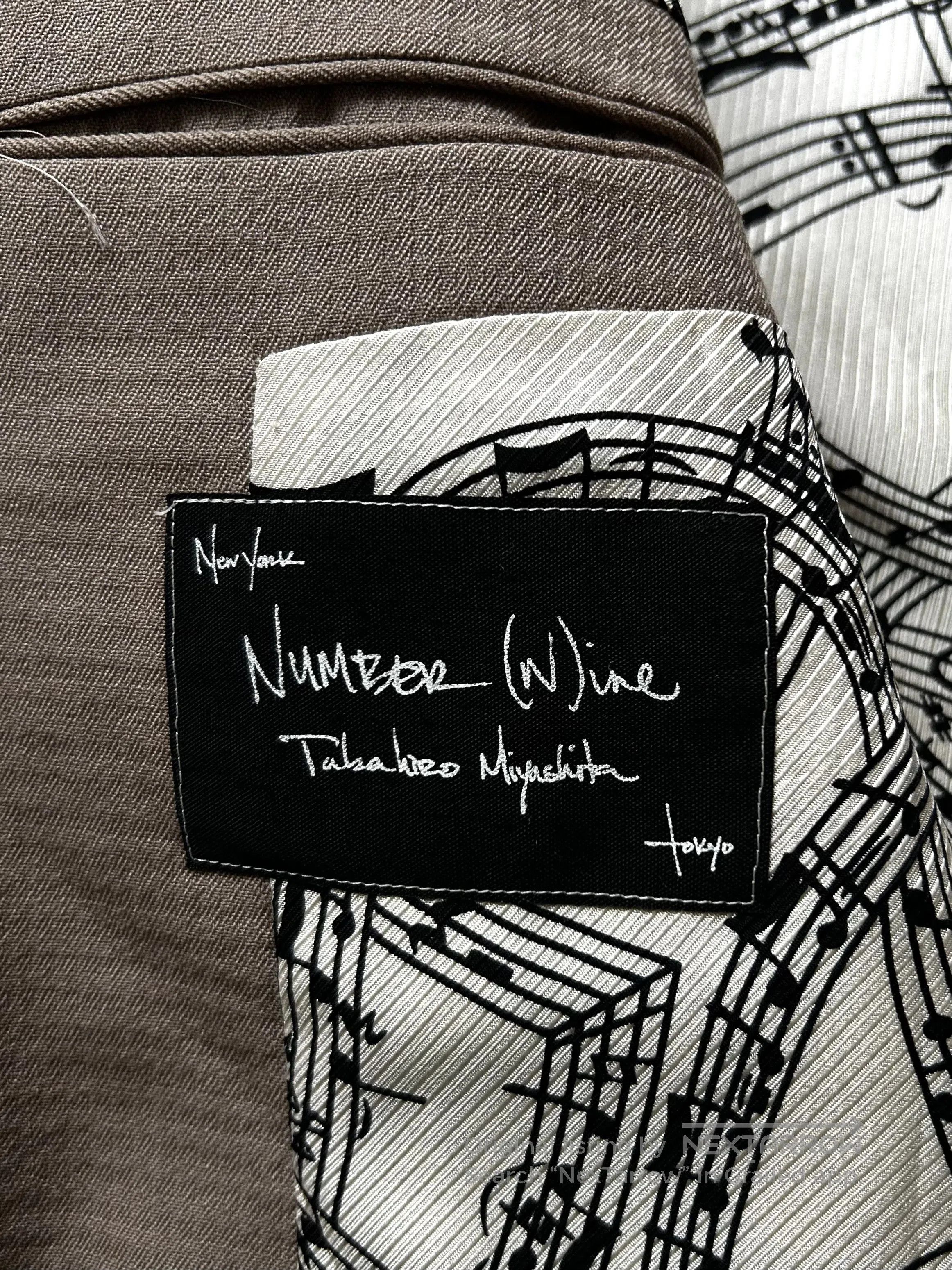 Number (N)ine Number (N)ine 07 Notch Lapel Suit. Size US M / EU 48-50 / 2 - 7 Thumbnail