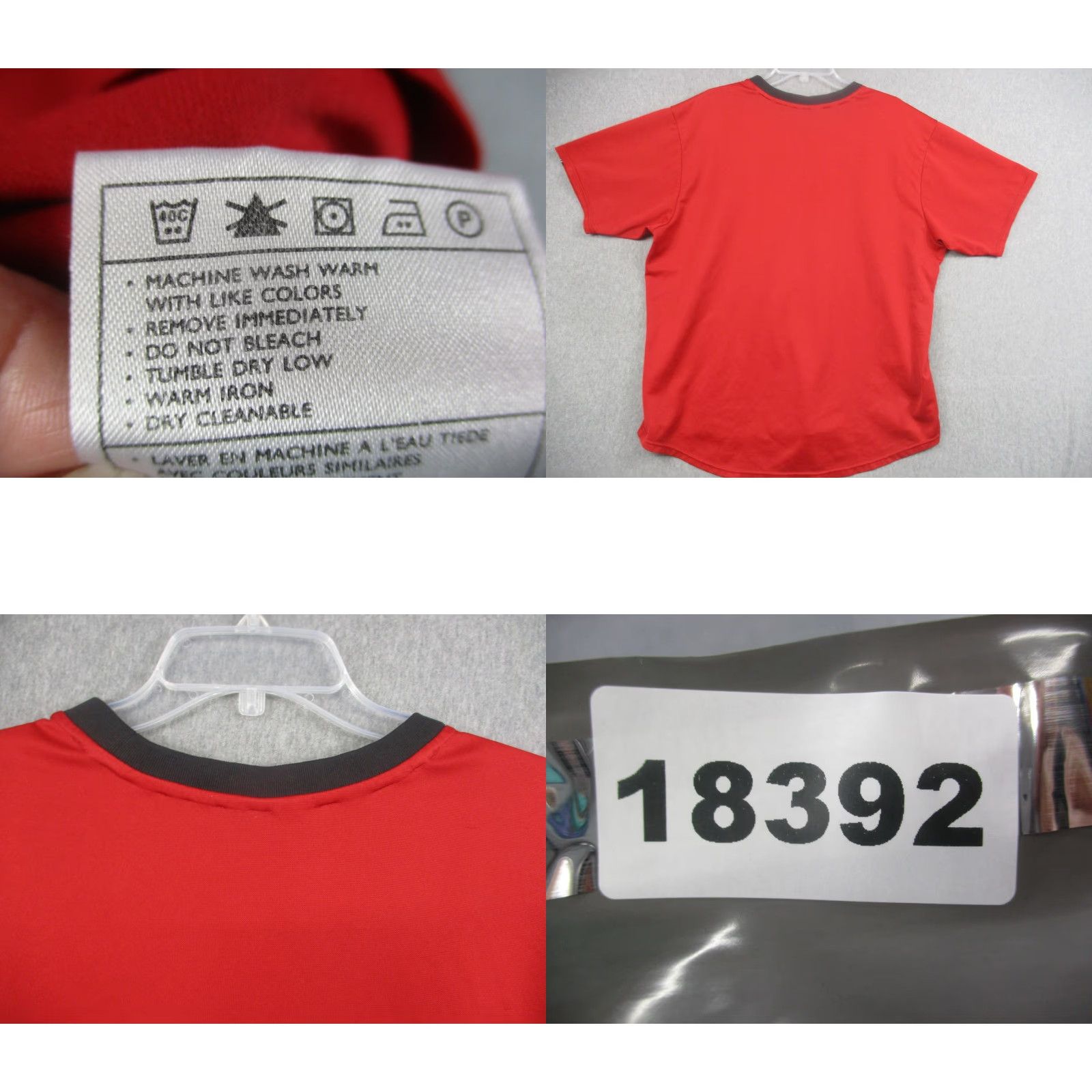 Nike VINTAGE Nike Sphere 90s Shirt 2XL Red Mens T-Shirt 90s Training F41204HIT Size US XXL / EU 58 / 5 - 9 Thumbnail