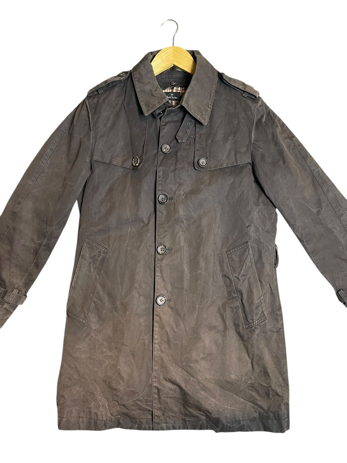 Paul Smith × Vintage Paul Smith Trench Coat (25) Size US L / EU 52-54 / 3 - 2 Thumbnail
