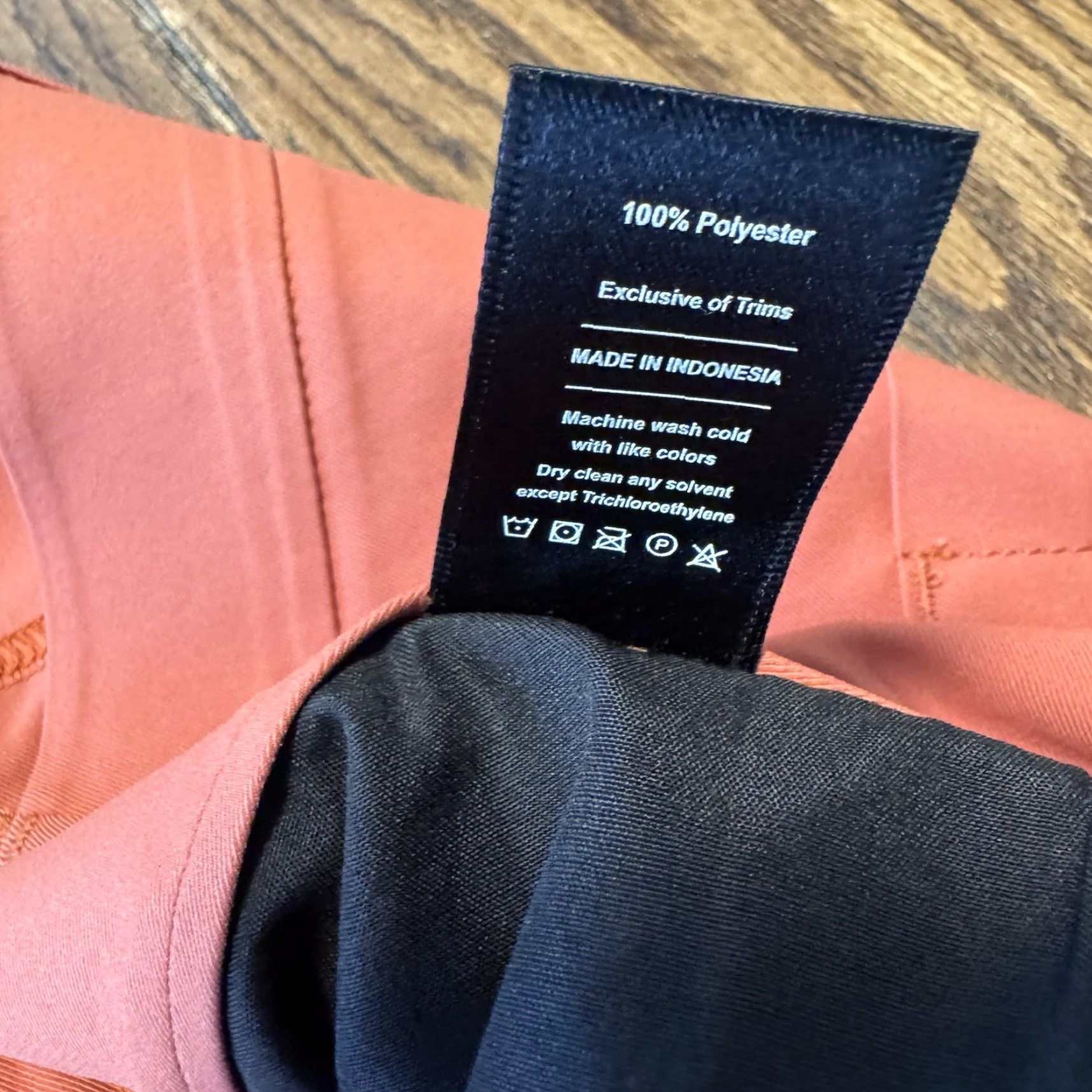 Vintage Public Rec Workday Chino Pants Mens 38x30 Slim Straight Pink 5-Pocket Stretch Size US 38 / EU 54 - 6 Thumbnail