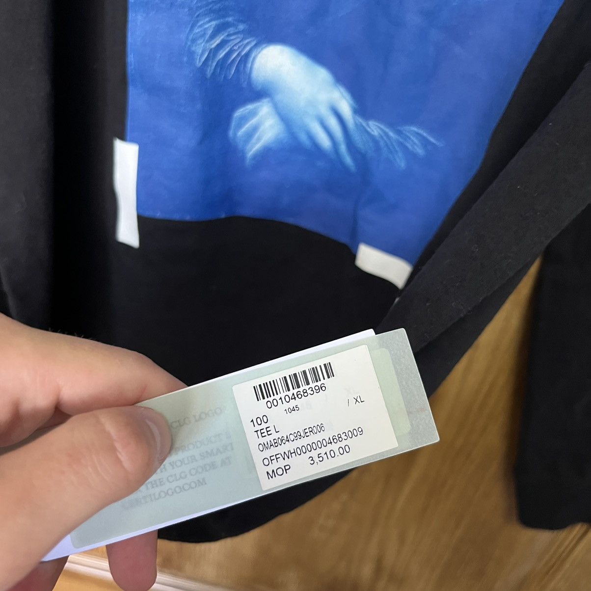 Off-White Off White Long sleeve tee Mona Lisa Big Logo New Size US XL / EU 56 / 4 - 11 Thumbnail