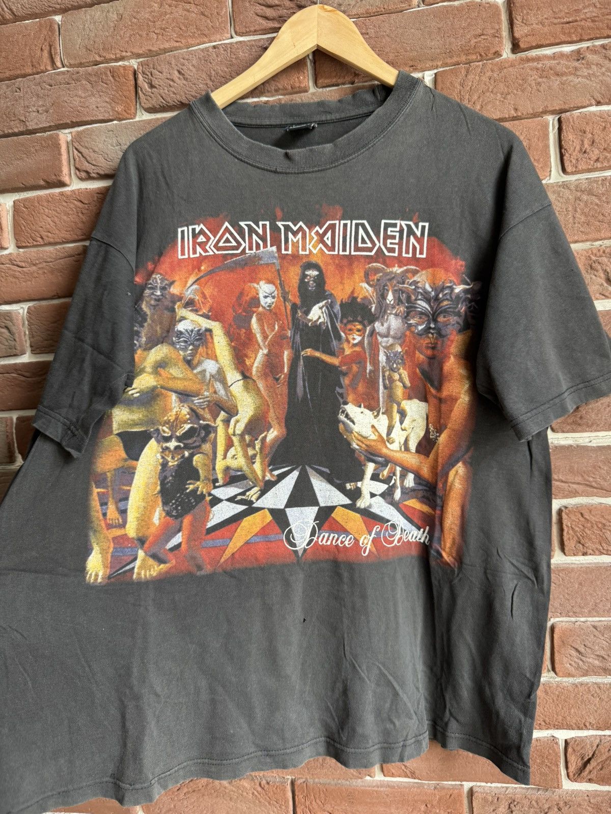 Band Tees Rare Vintage 00s Iron Maiden Dance Death Metal Band Tee XL Size US XL / EU 56 / 4 - 4 Thumbnail