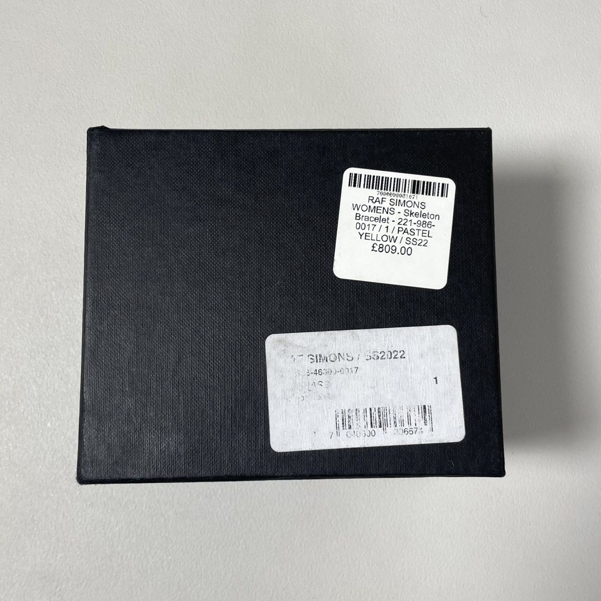 Raf Simons S/S 22 Yellow Skeleton Hand Cuff Bracelet Size ONE SIZE - 17 Thumbnail