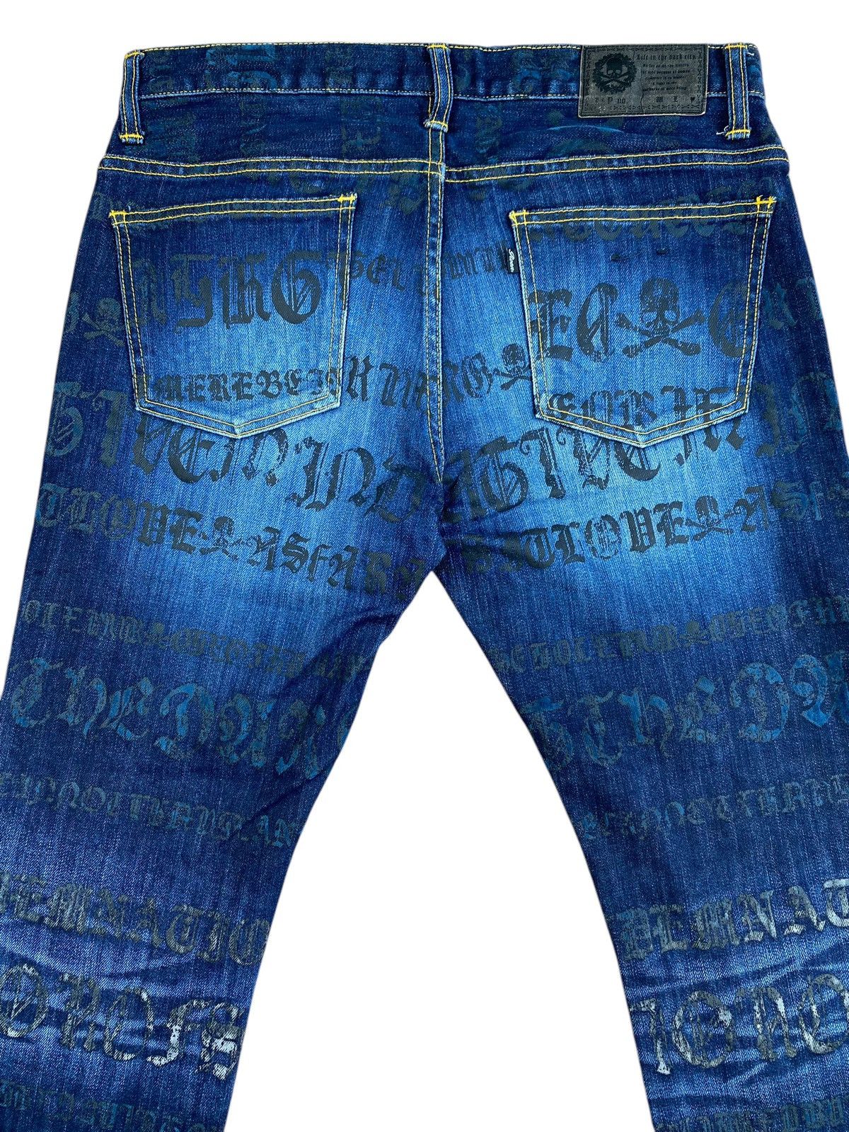 Japanese Brand Roen for men Script Regular Fit Denim Size US 32 / EU 48 - 10 Thumbnail