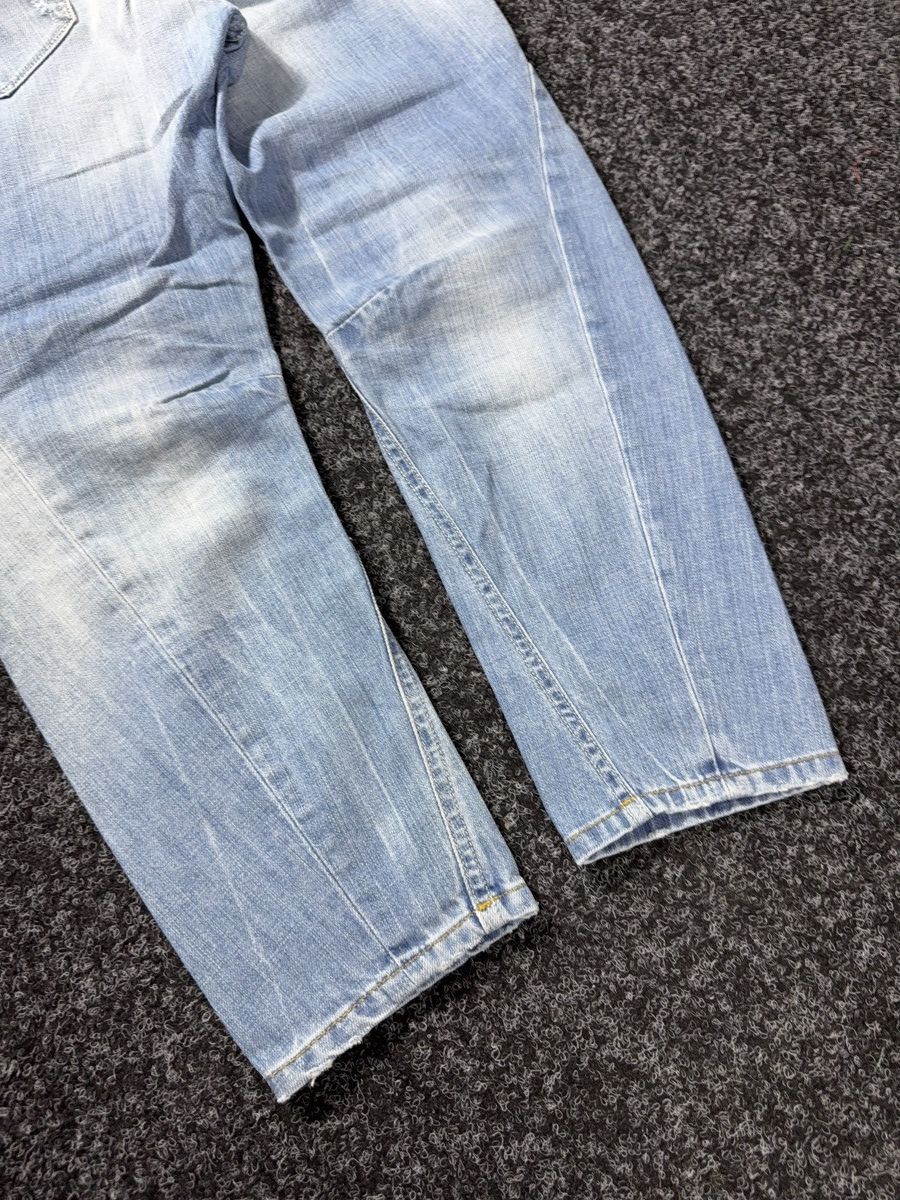 Diesel Luxury 00s Diesel Fayza Relaxed Tapered Rock Punk Jeans Y2K Size 29" - 13 Thumbnail
