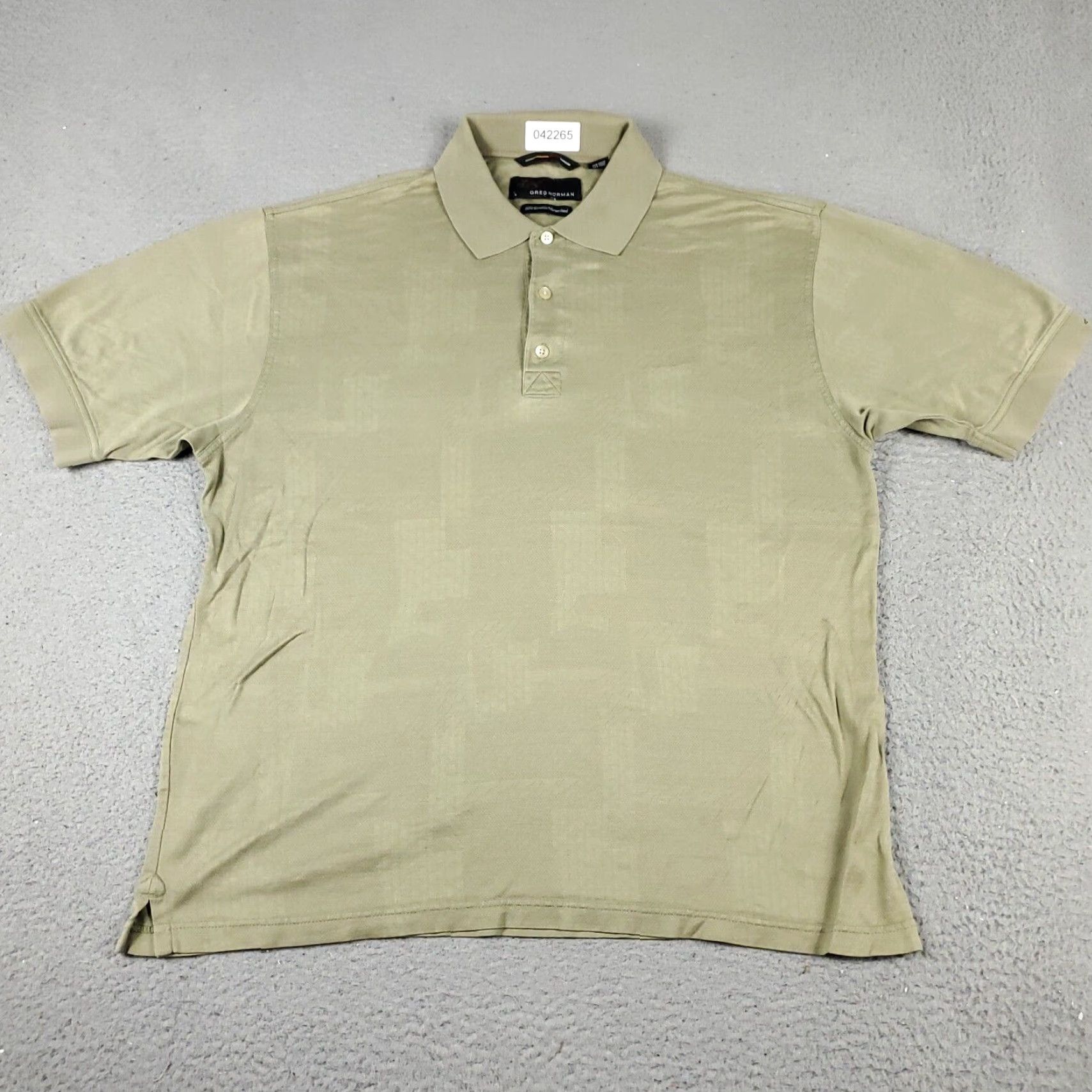 Vintage Greg Norman Polo Shirt Mens M Beige Cotton Golf Casual Short Sleeve Polo Shirt Beige Mens M Greg Norman Polo Shirt Size US M / EU 48-50 / 2 - 2 Thumbnail