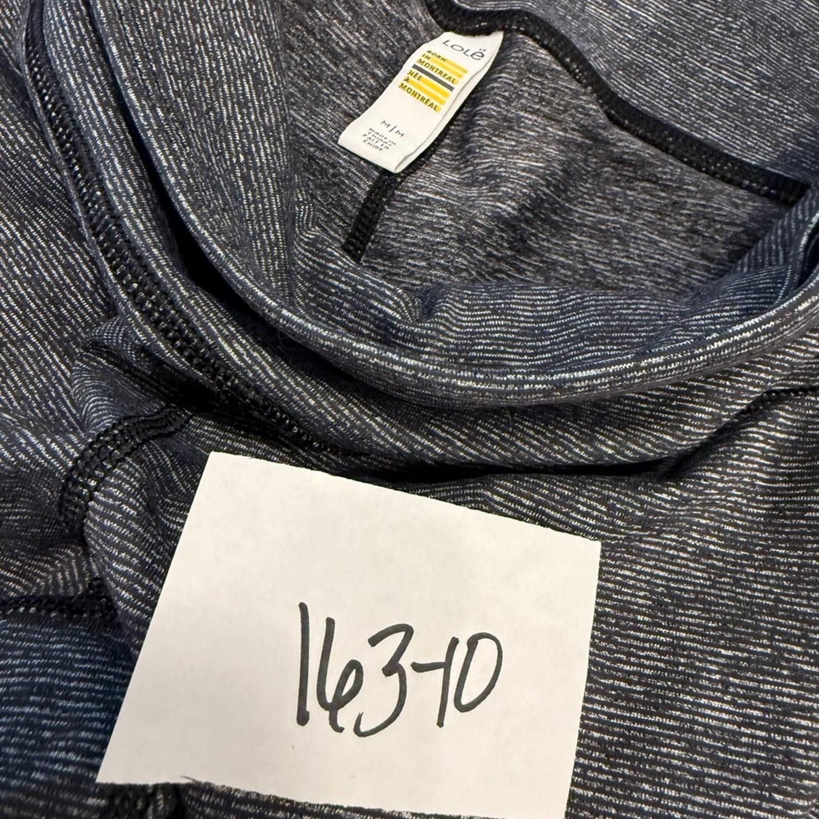 Loewe Lole crop heather gray athletic leggings soft stretch SZ M Size 32" / US 10 / IT 46 - 9 Thumbnail