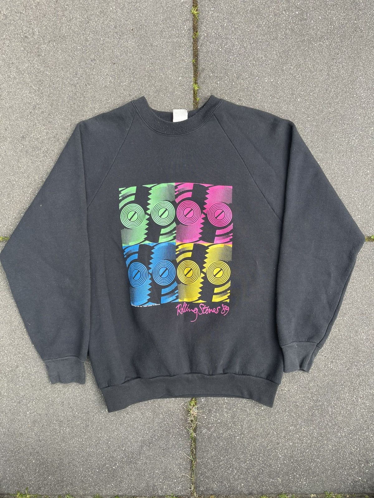 The Rolling Stones × Vintage 80’s The rolling stones 89 north america tour crewneck merch Size US L / EU 52-54 / 3 - 1 Thumbnail