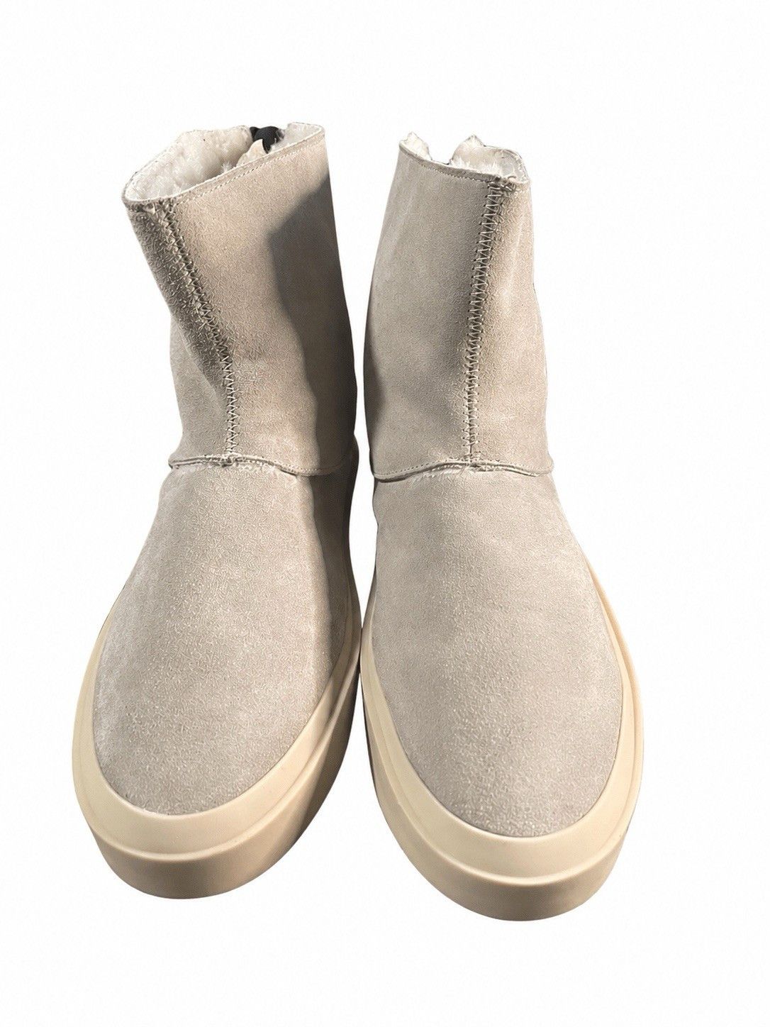 Fear of God Fear Of God Gray Suede Zip Bootie Fur Lined SZ 43 Size US 10 / EU 43 - 4 Thumbnail