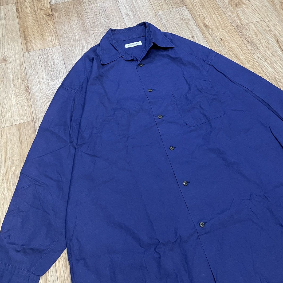 Issey Miyake Tete Homme Button Up Basic Shirt Casual