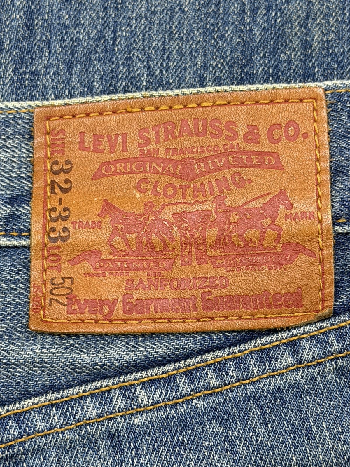 Levi's Vintage Levi’s 502 Japan Market Denim Vintage Blue Wash W34 Size US 34 / EU 50 - 11 Thumbnail