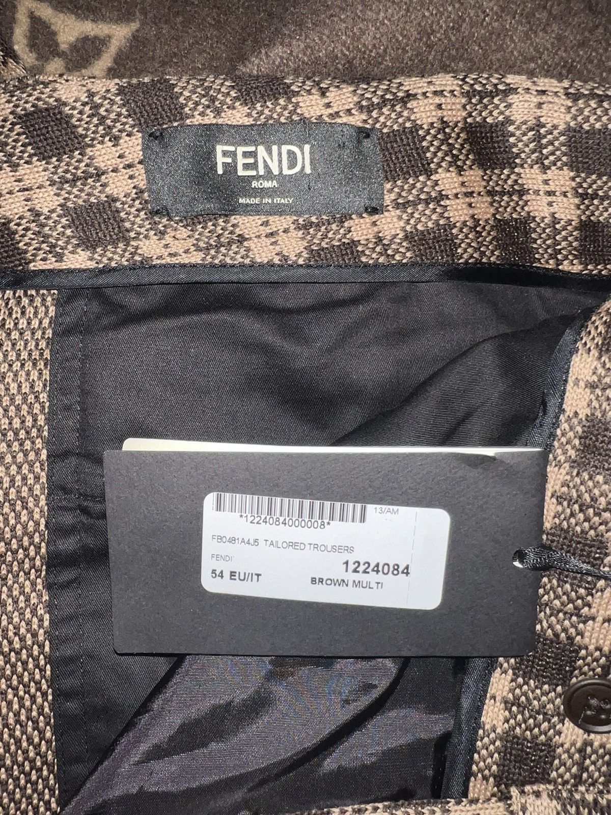 Fendi Fendi Tailored Trousers Size US 38 / EU 54 - 9 Thumbnail
