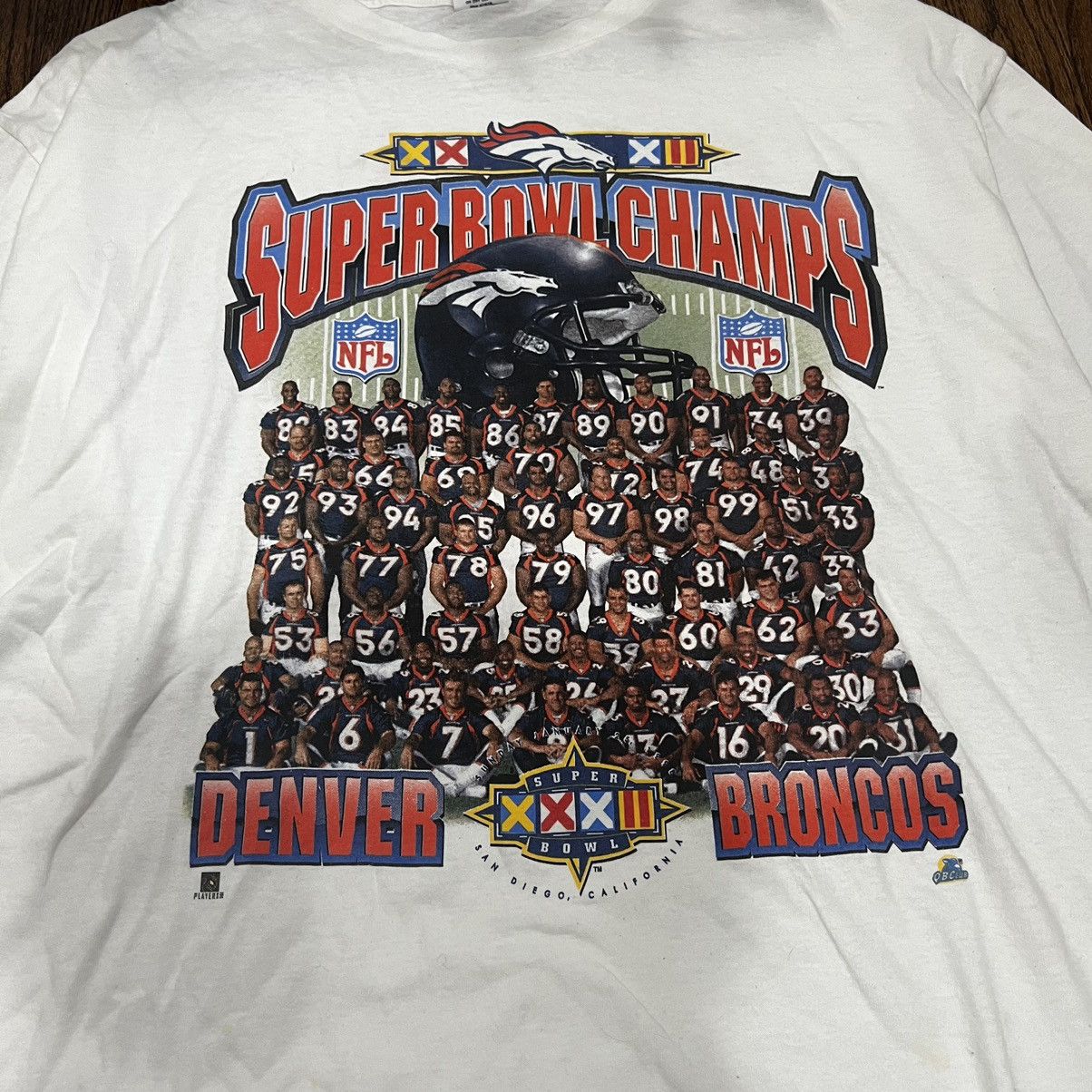 Starter VTG 90’s DENVER BRONCOS TEAM TEE Size US XL / EU 56 / 4 - 2 Thumbnail