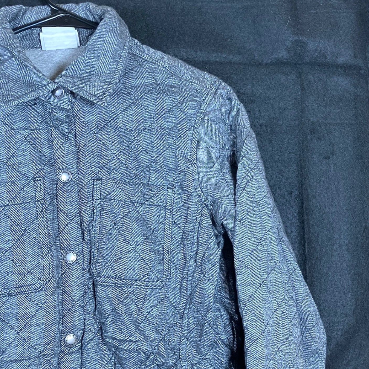 Dickies Dickies Womens Jacket Gray Quilted Snap Button Down Cotton Blend Small Jacket Womens Gray Cotton Blend Quilt Snap Button Down Casual Outdoor 90s? Size S / US 4 / IT 40 - 5 Thumbnail
