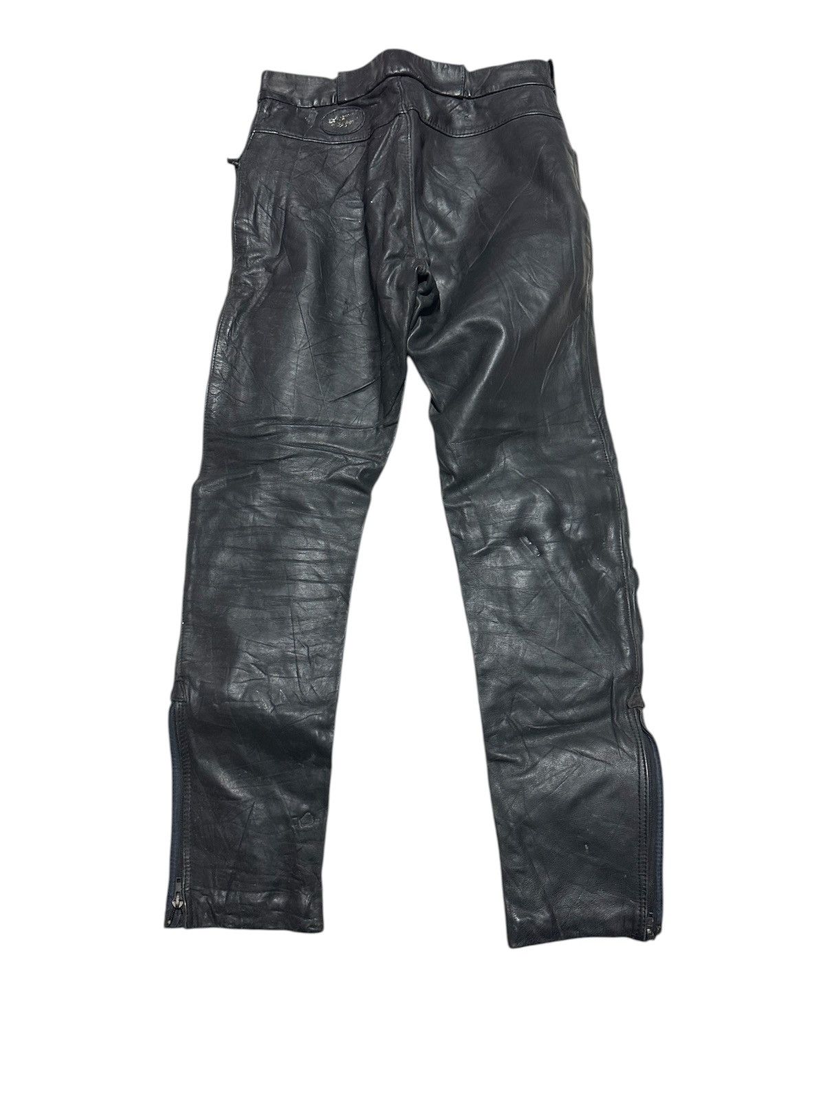 Lewis Leathers Vintage 70s Lewis Leather bikers pants Size US 32 / EU 48 - 2 Thumbnail