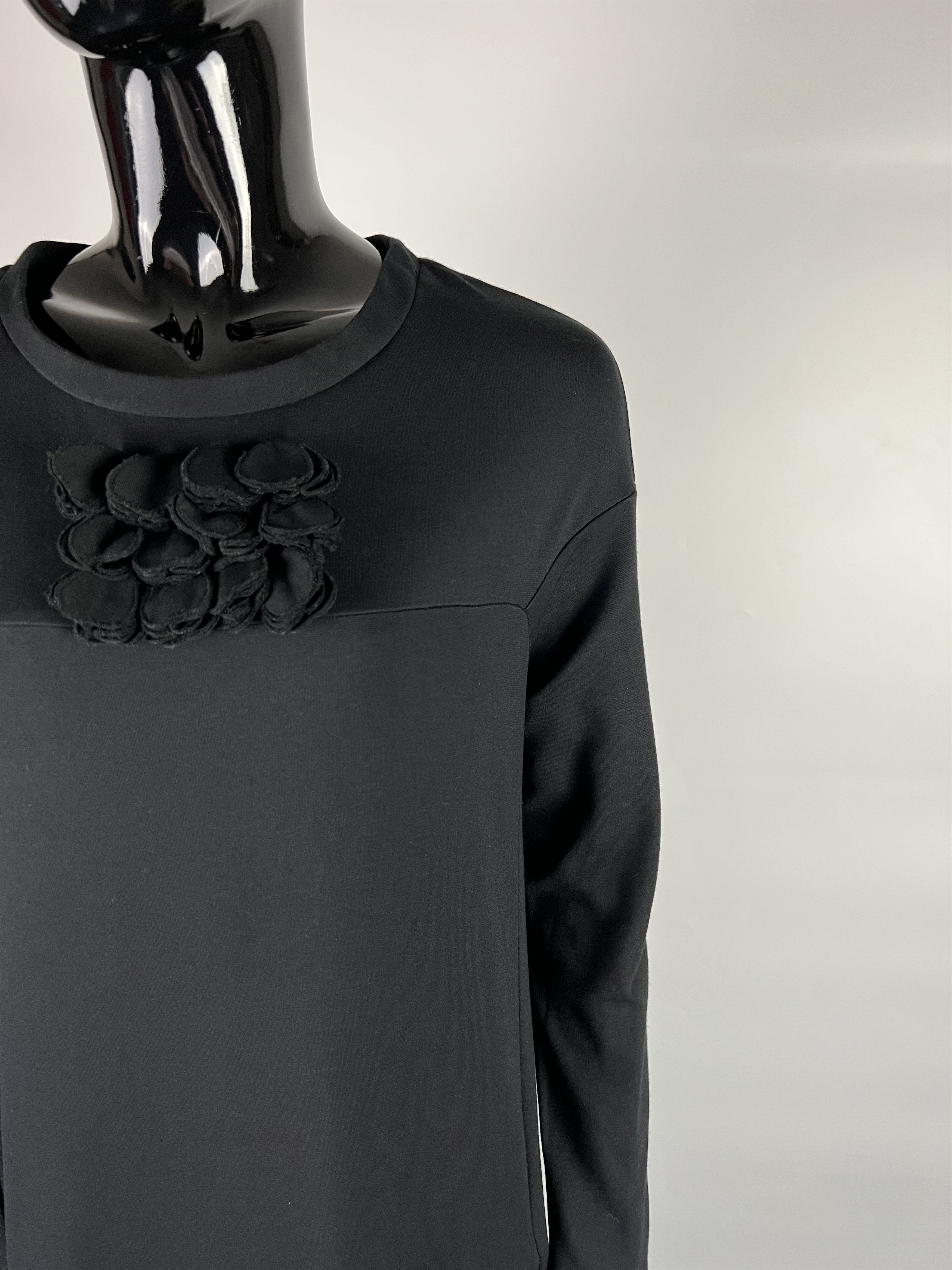 DOROTHEE SCHUMACHER Dorothee Schumacher Black Long Sleeve Knee Dress Size 3 Size L / US 10 / IT 46 - 6 Thumbnail