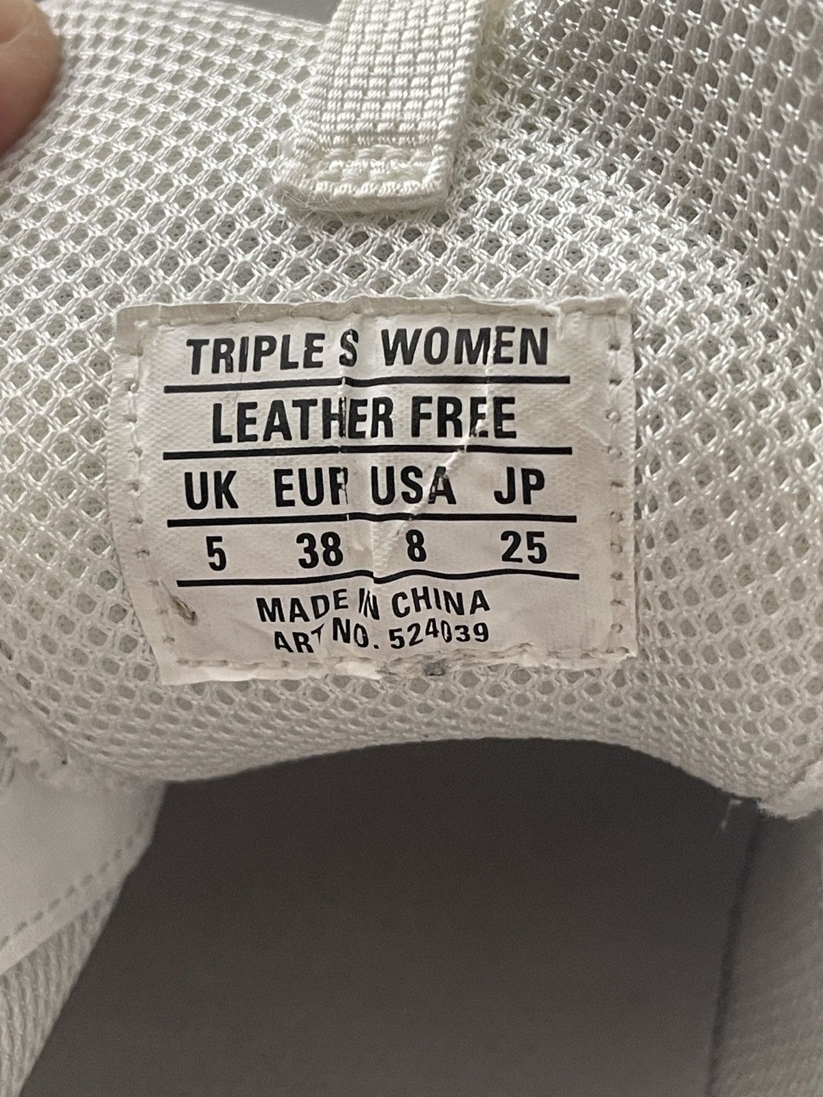 Balenciaga Balenciaga Triple S Logo White Size US 8 / IT 38 - 7 Thumbnail