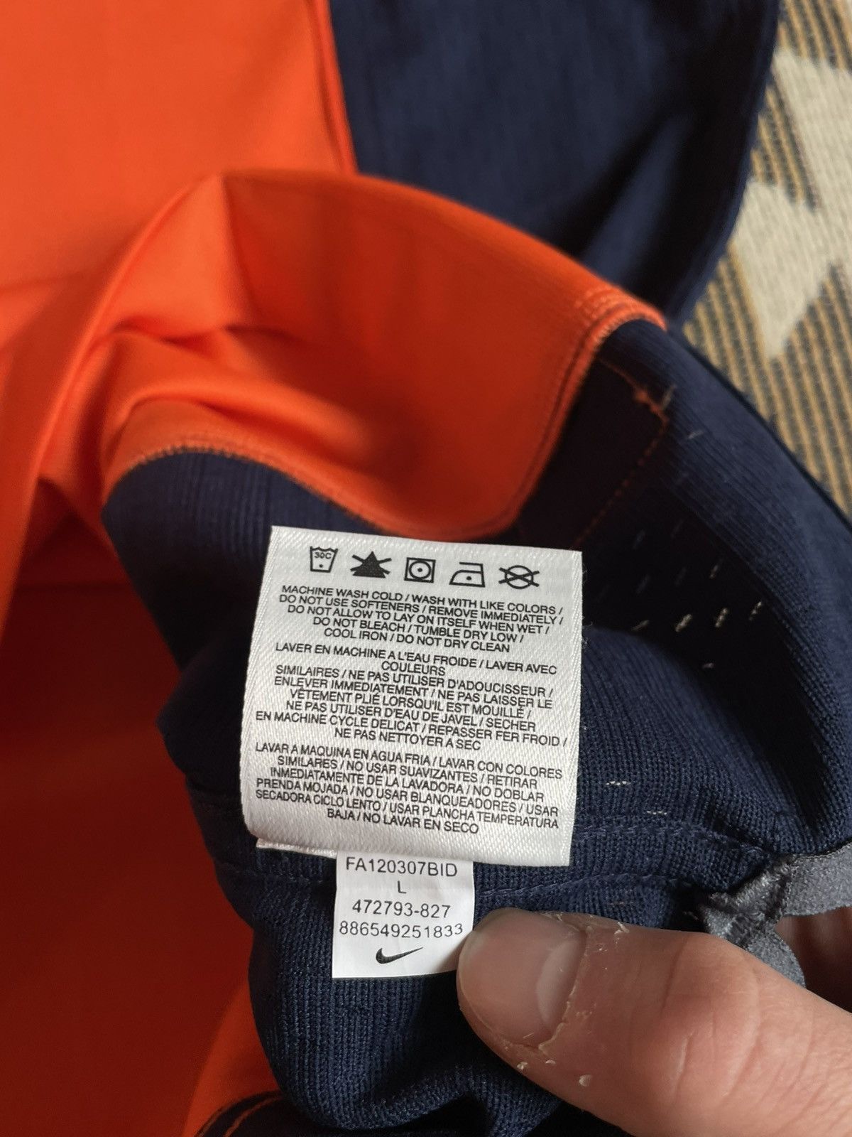 NFL × Nike Vintage Nike NFL Broncos #27 Casey Jersey Size US L / EU 52-54 / 3 - 12 Thumbnail