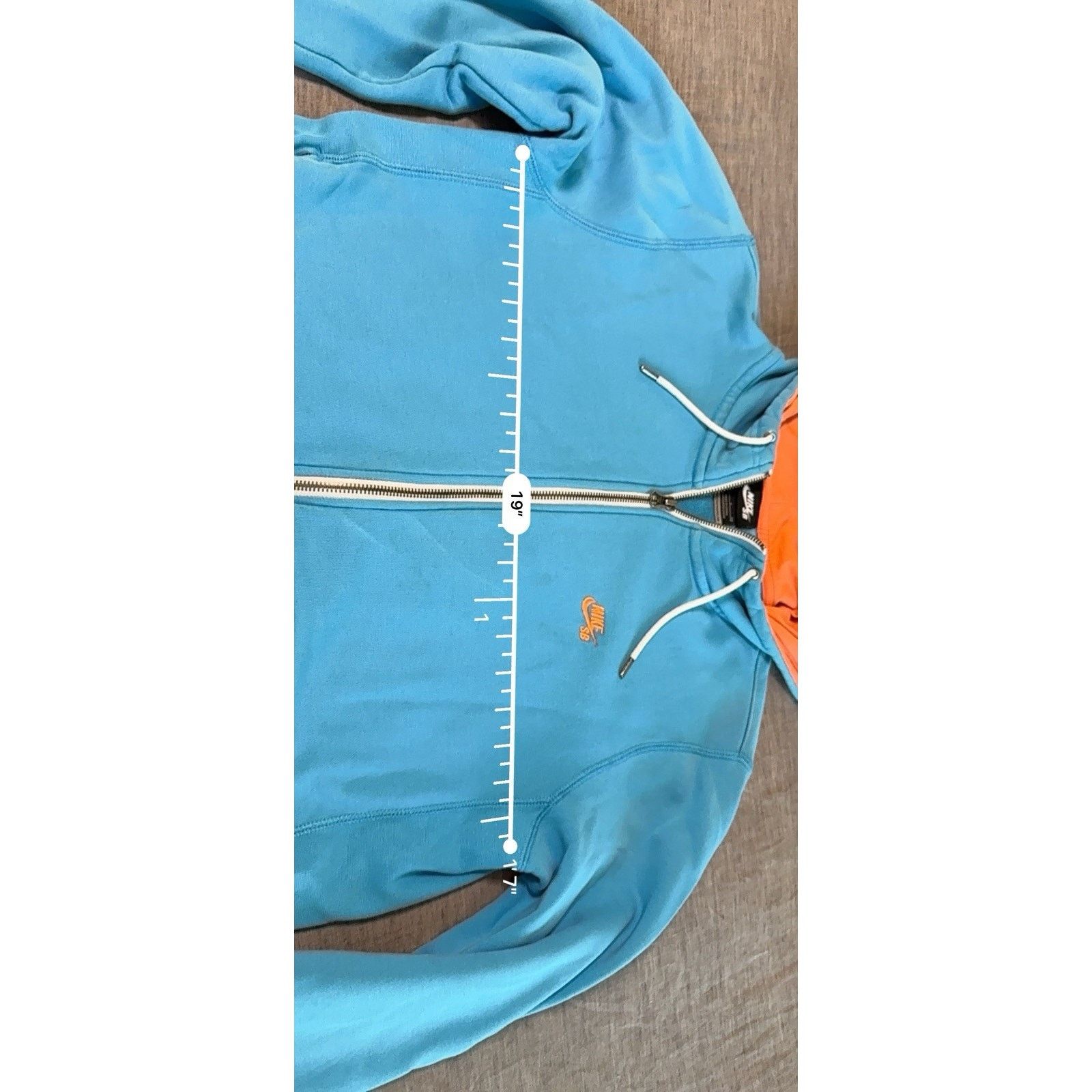 Nike Y2K Nike SB Full Zip Hoodie | Blue & Orange Skateboarding SM Size US S / EU 44-46 / 1 - 14 Thumbnail
