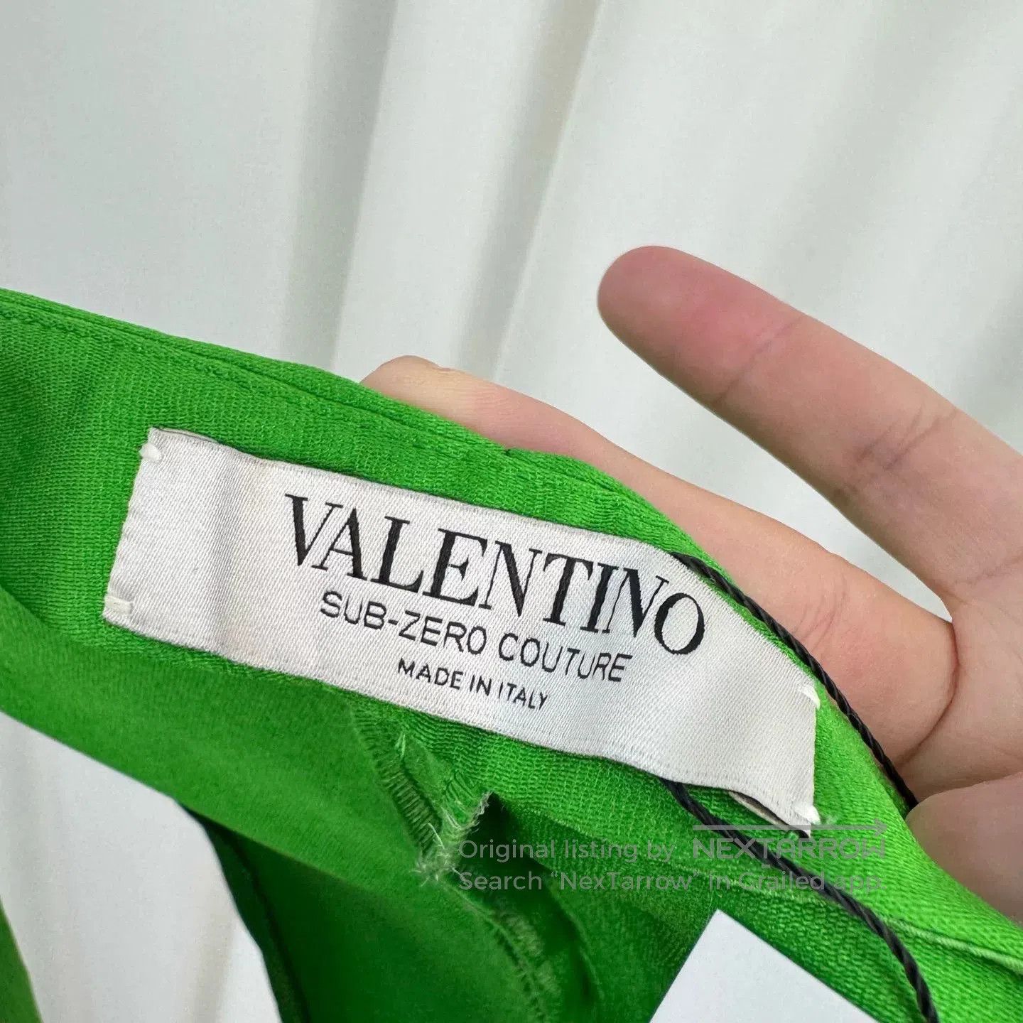 Valentino Valentino Green Silk Shorts. Size 39" - 5 Thumbnail