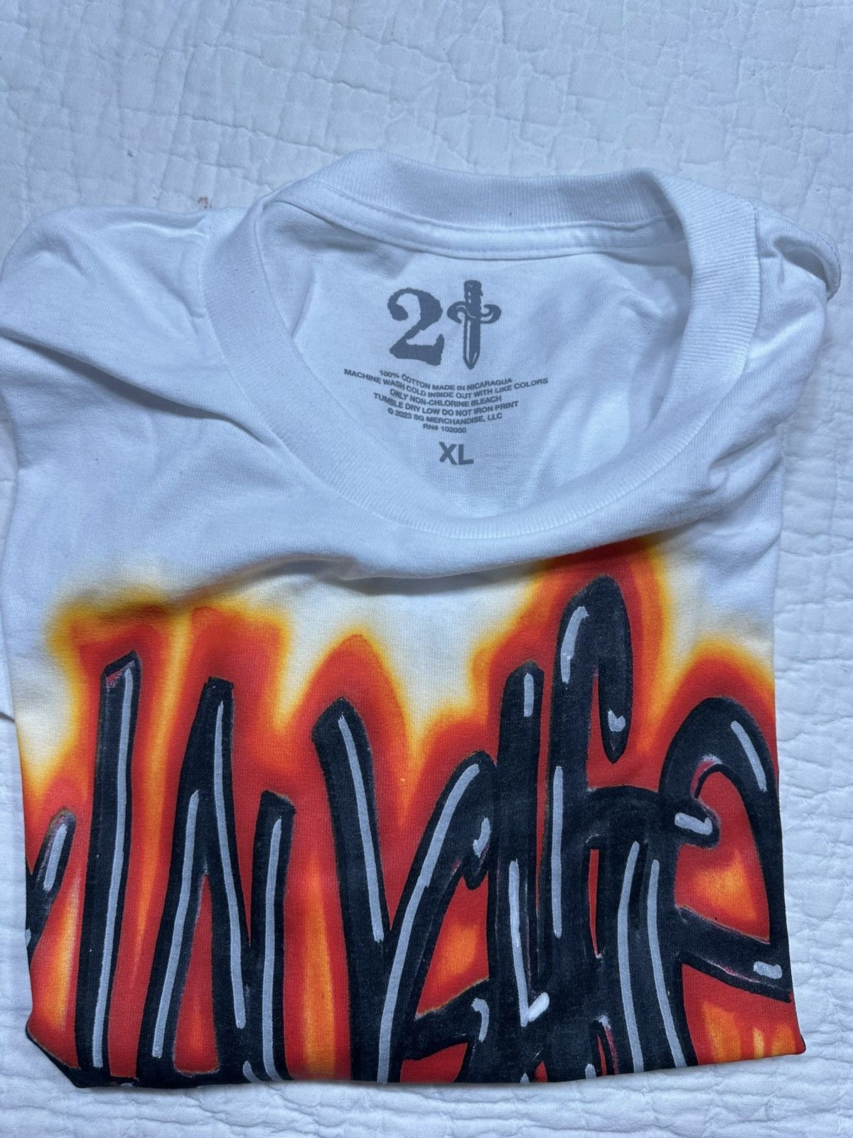 21 Savage × Band Tees × Drake 21 Savage/Drake Slaughter Gang Tee/ Its All A Blur XL Size US XL / EU 56 / 4 - 3 Thumbnail