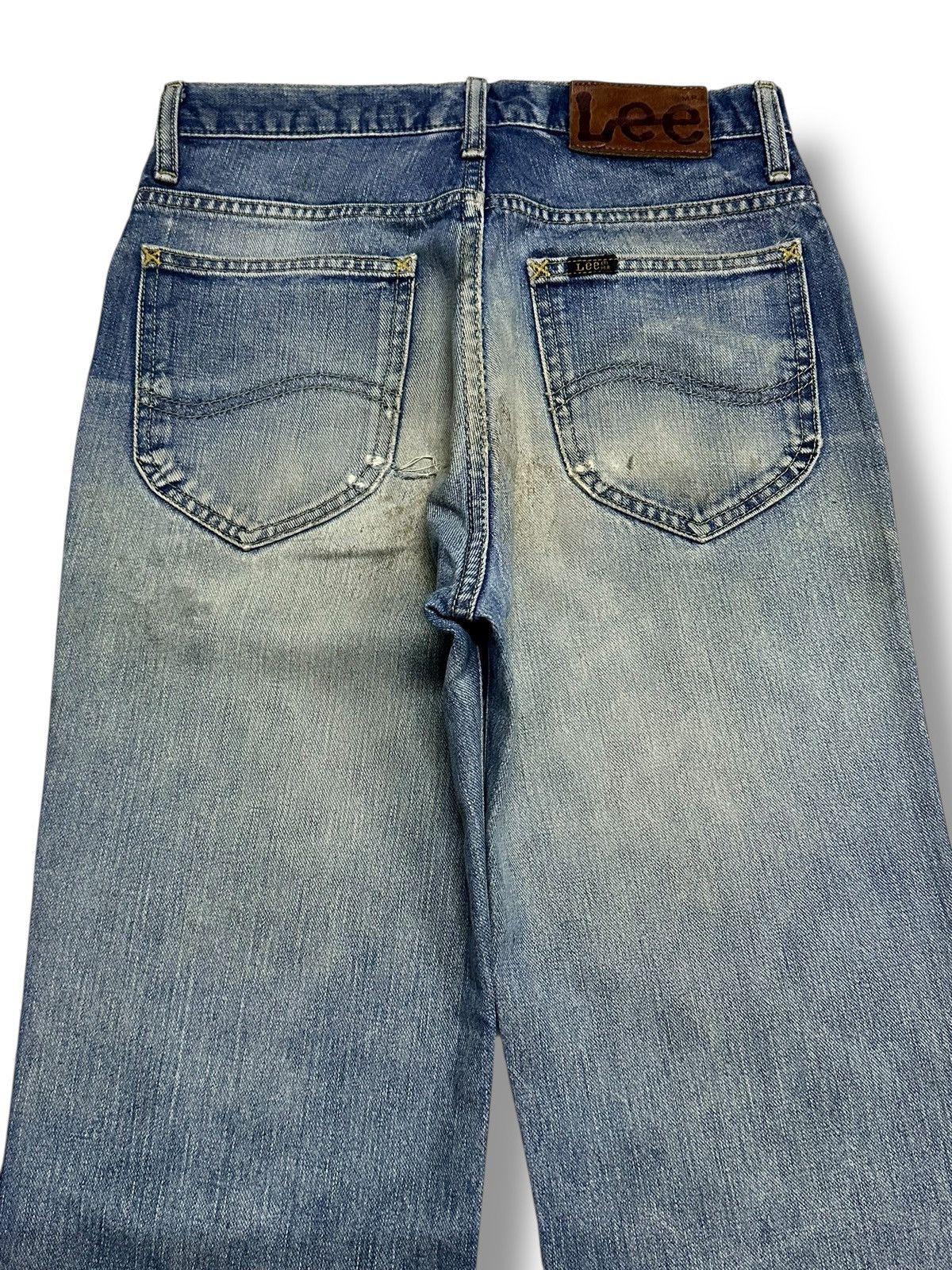 Lee Lee Rider Vintage Distressed Jean Straight Loose Style Faded Size US 28 / EU 44 - 5 Thumbnail