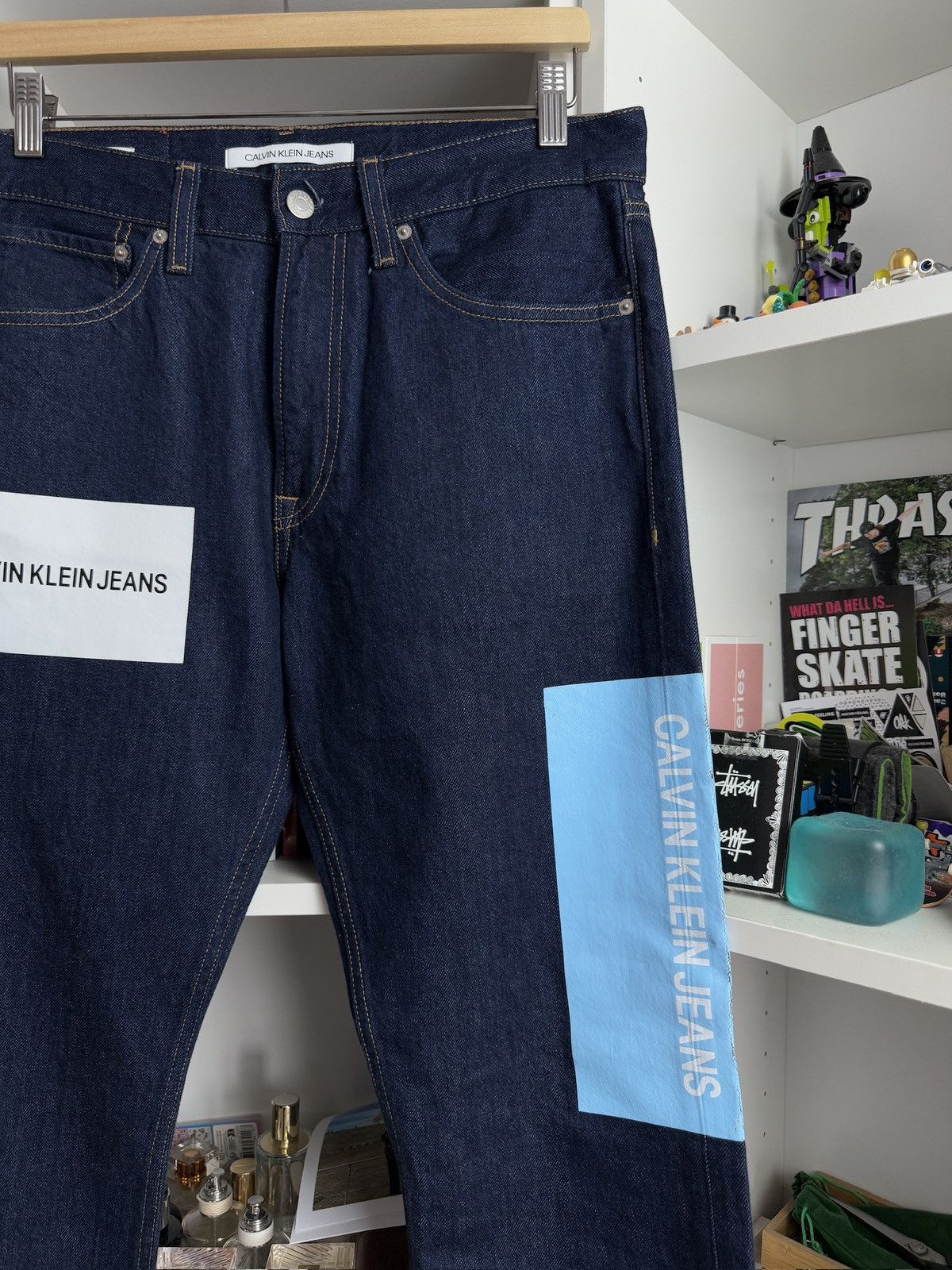 Calvin Klein × Designer Calvin Klein CKJ035 by raf Simons denim jeans pants 31x32 Size US 31 - 4 Thumbnail