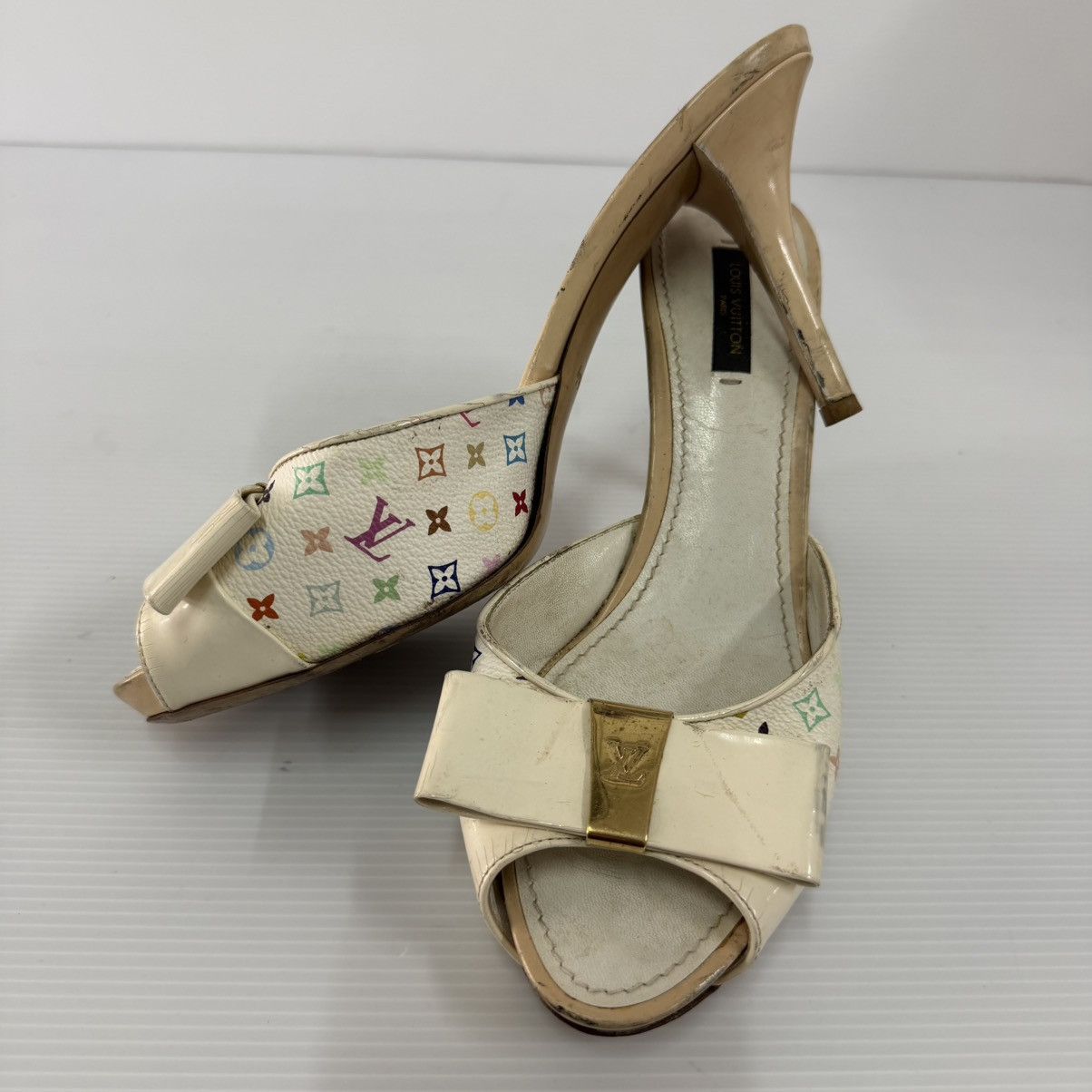 Louis Vuitton Louis Vuitton Multicolor Heels Size US 9 / IT 39 - 5 Thumbnail