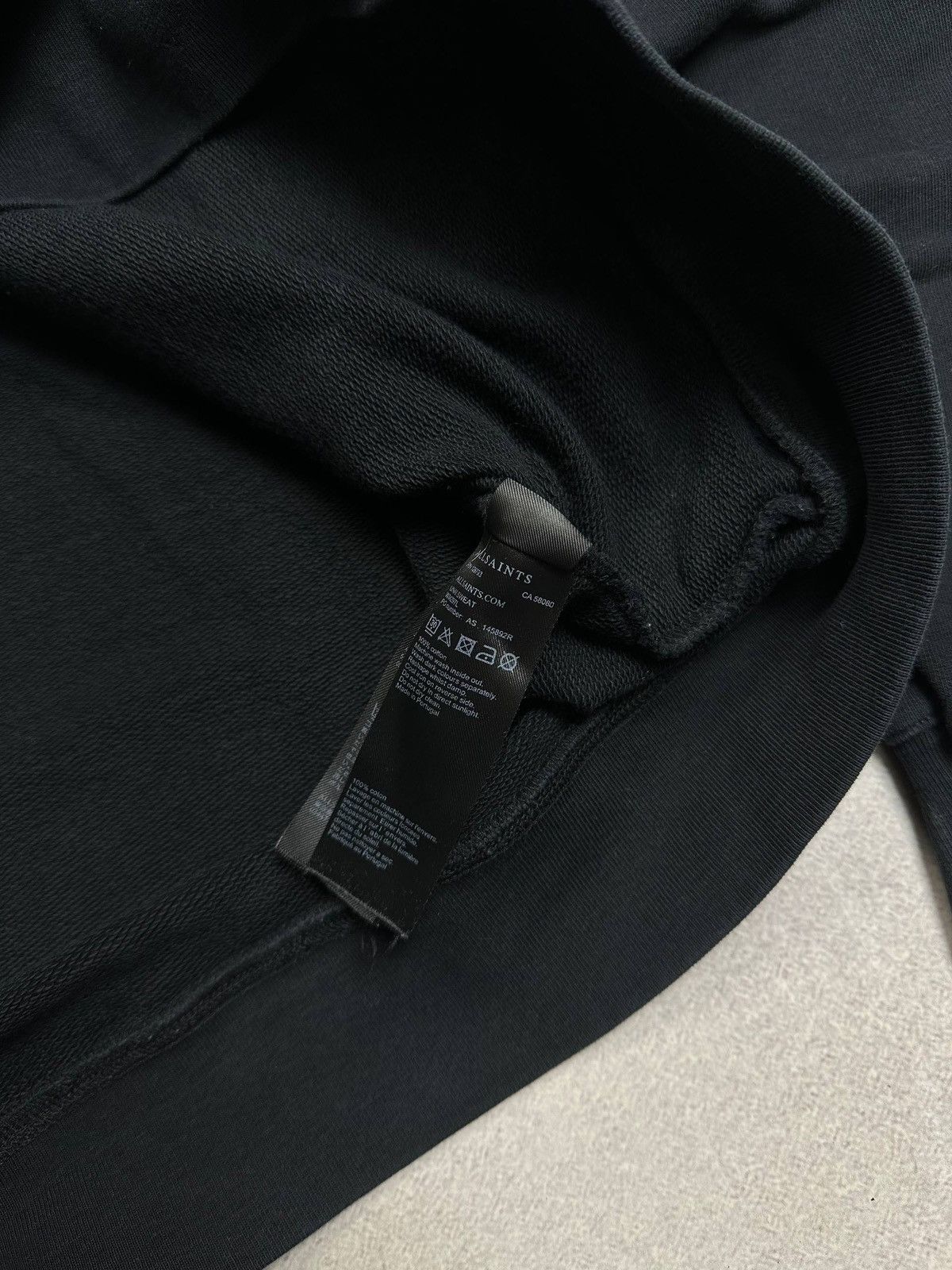 Allsaints Allsaints Black Mens Sweatshirt Rare Crewneck Black S Size US S / EU 44-46 / 1 - 6 Thumbnail