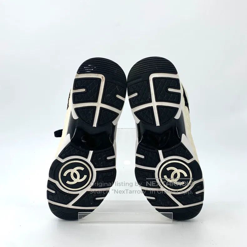 Chanel Chanel Colour-blocked embossed full-print lacing thick-sol Size US 7 / IT 37 - 5 Thumbnail