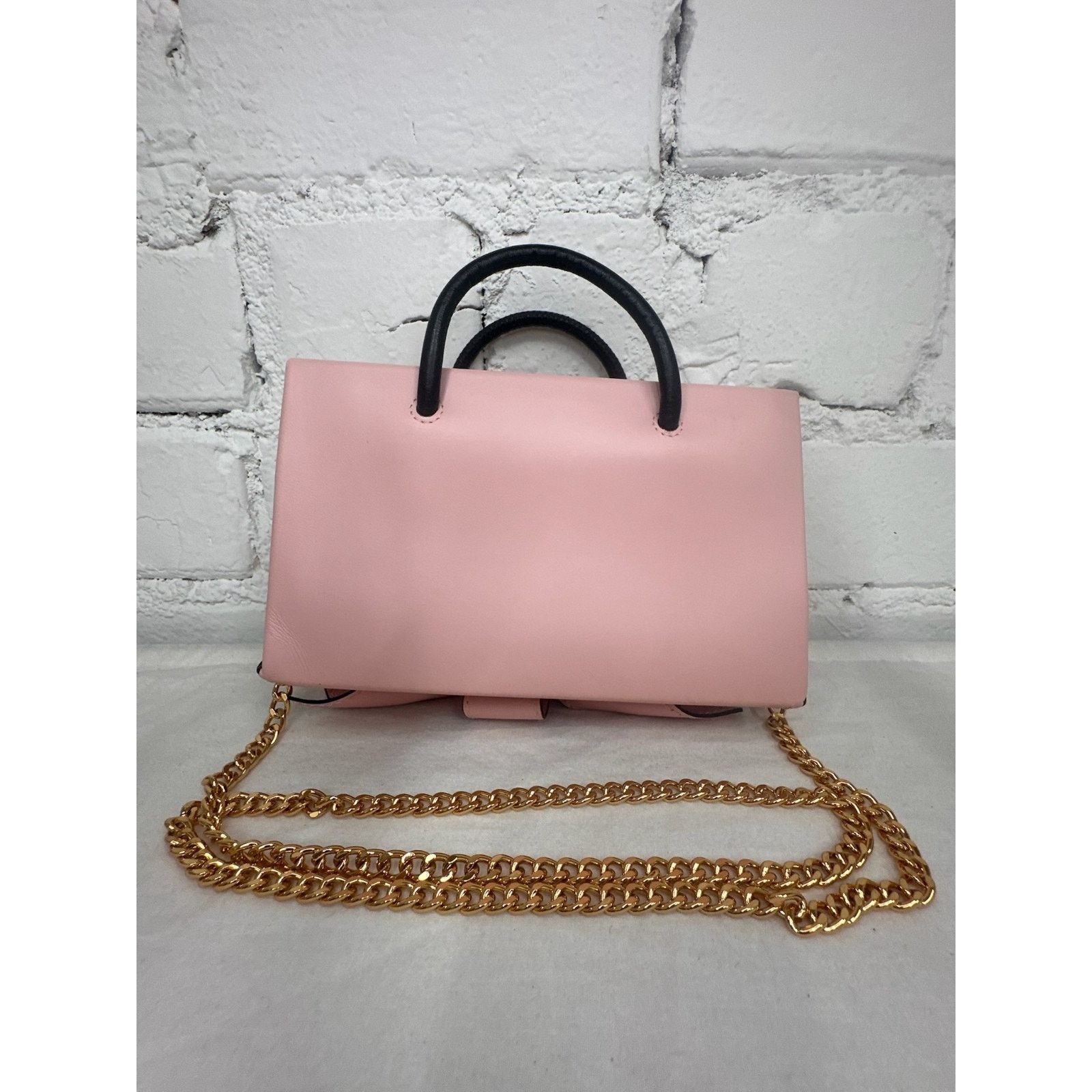 Moschino SS24 MOSCHINO Couture 40 Pink Leather Shopper Pink Crossbody Size ONE SIZE - 10 Thumbnail