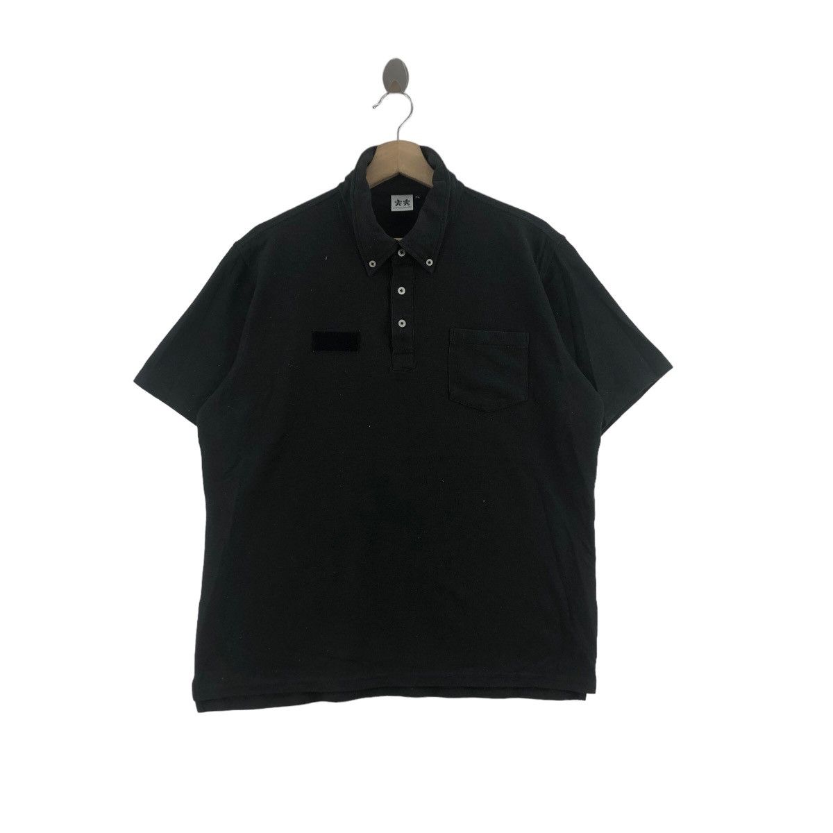 Vintage Vintage ANDARE SCHIETTI ITALY Pocket Black Polo Tee Shirt Size US XL / EU 56 / 4 - 1 Thumbnail