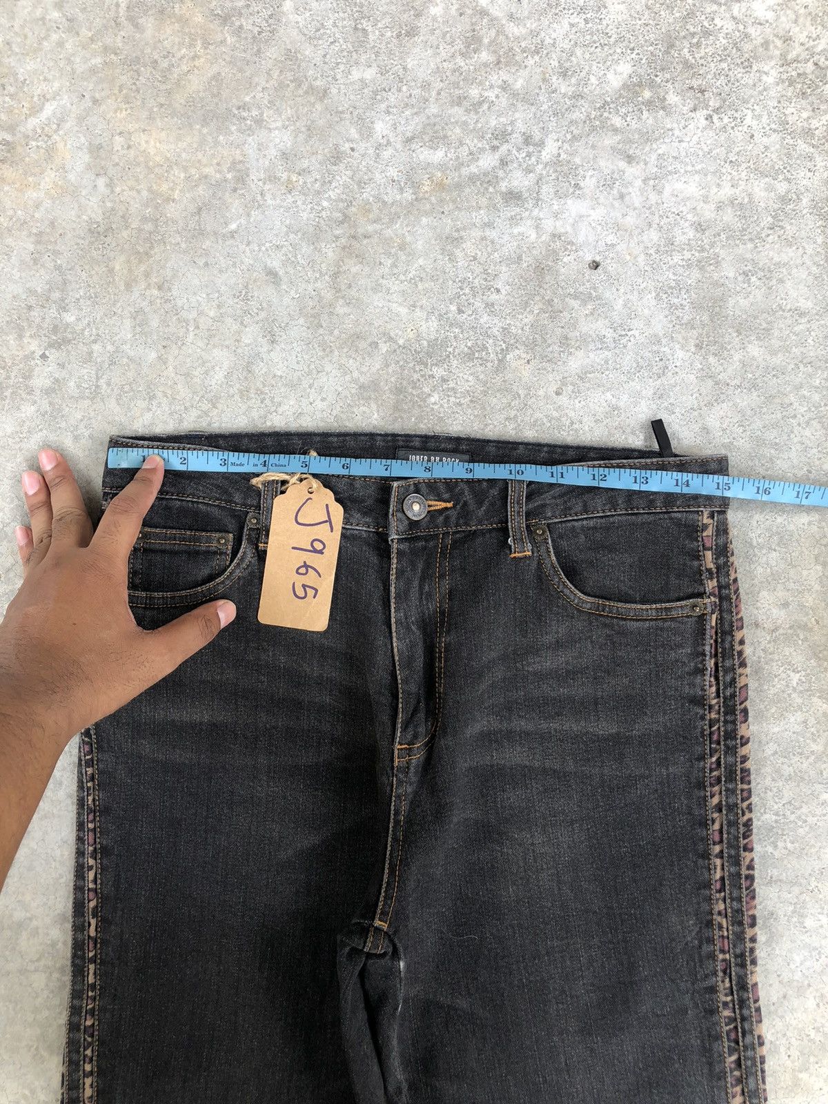 If Six Was Nine Jouer Bu Flared Jeans Distressed Jeans Size US 30 / EU 46 - 17 Thumbnail