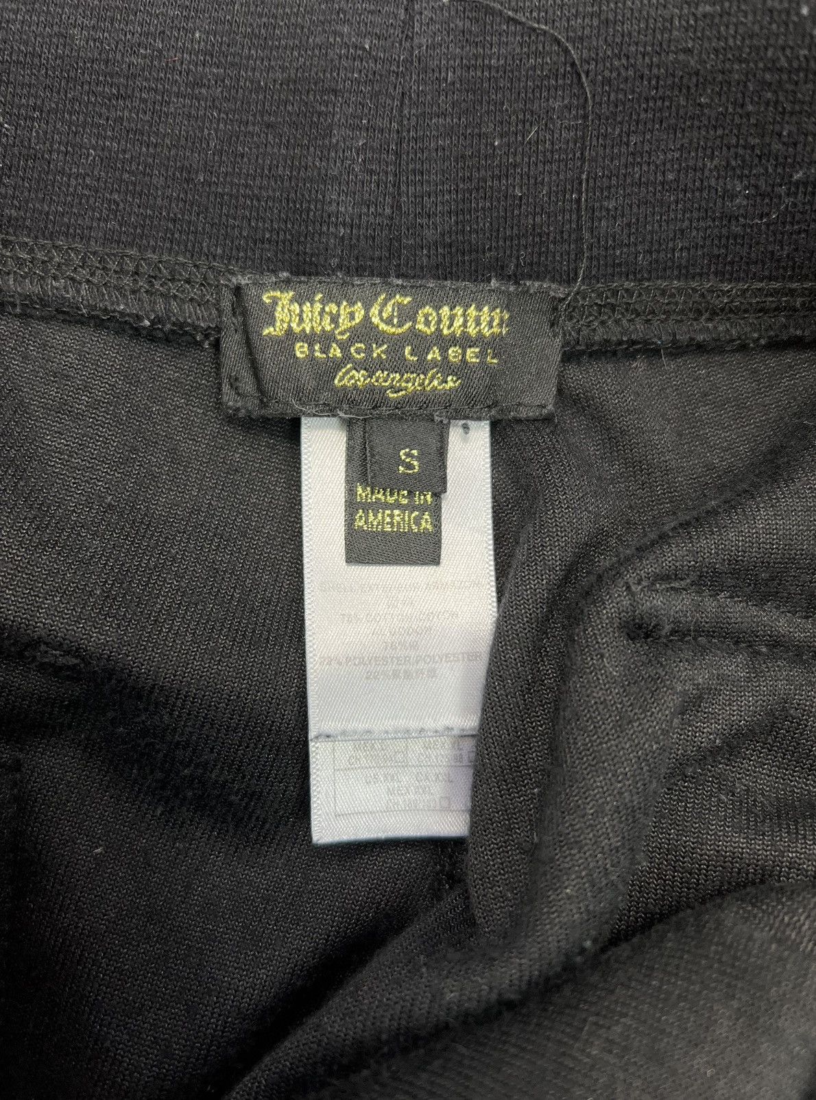 Juicy Couture Velvet Pants Juicy Couture Black Label Diamond Logo Size 25" / US 0 / IT 36 - 3 Thumbnail
