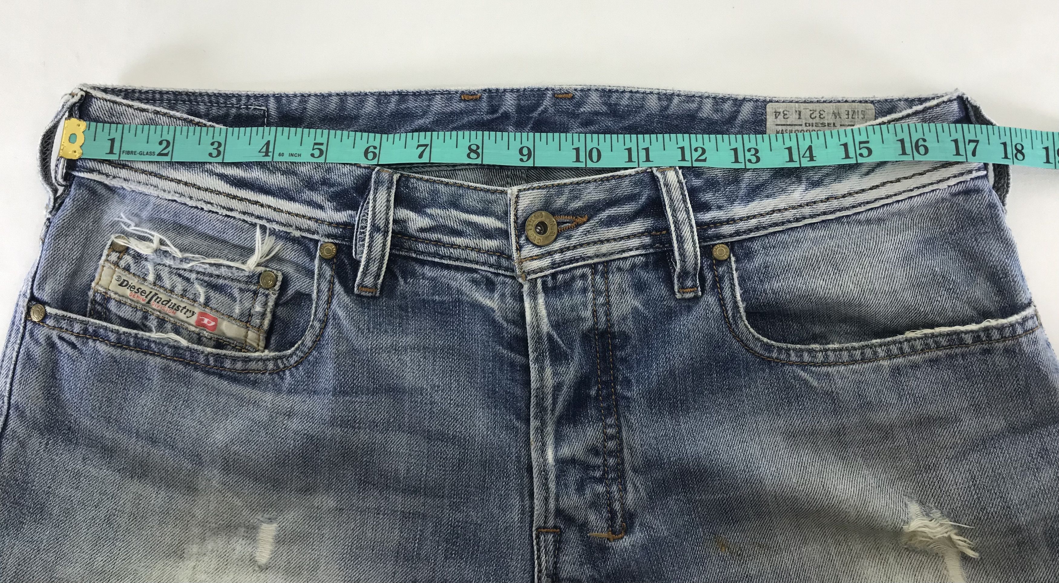 Diesel Vintage Diesel Distressed Flare Jeans Size US 33 - 15 Thumbnail