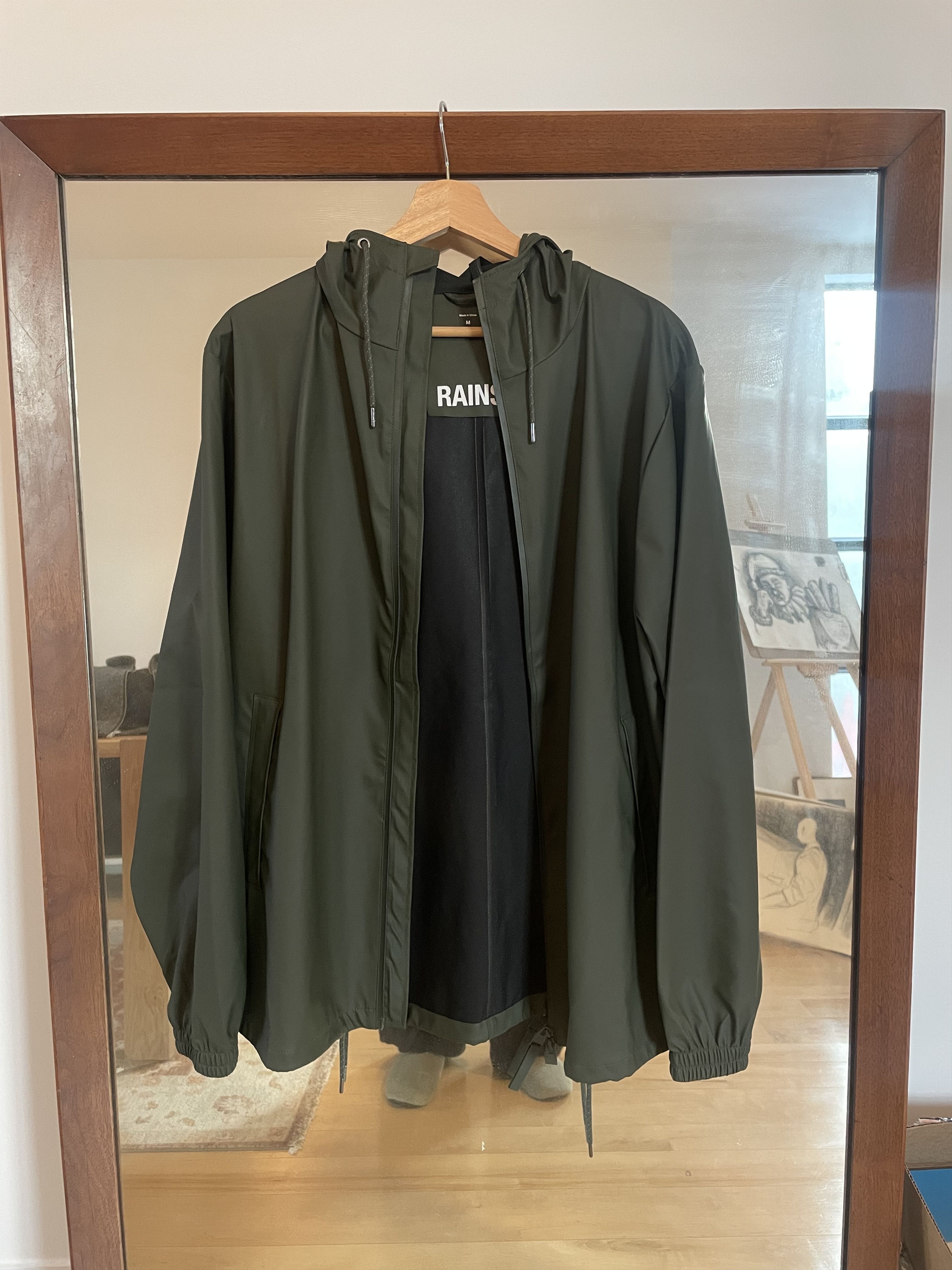 Rains Rains - Storm Breaker Jacket - Green - Size: M Size US M / EU 48-50 / 2 - 1 Thumbnail