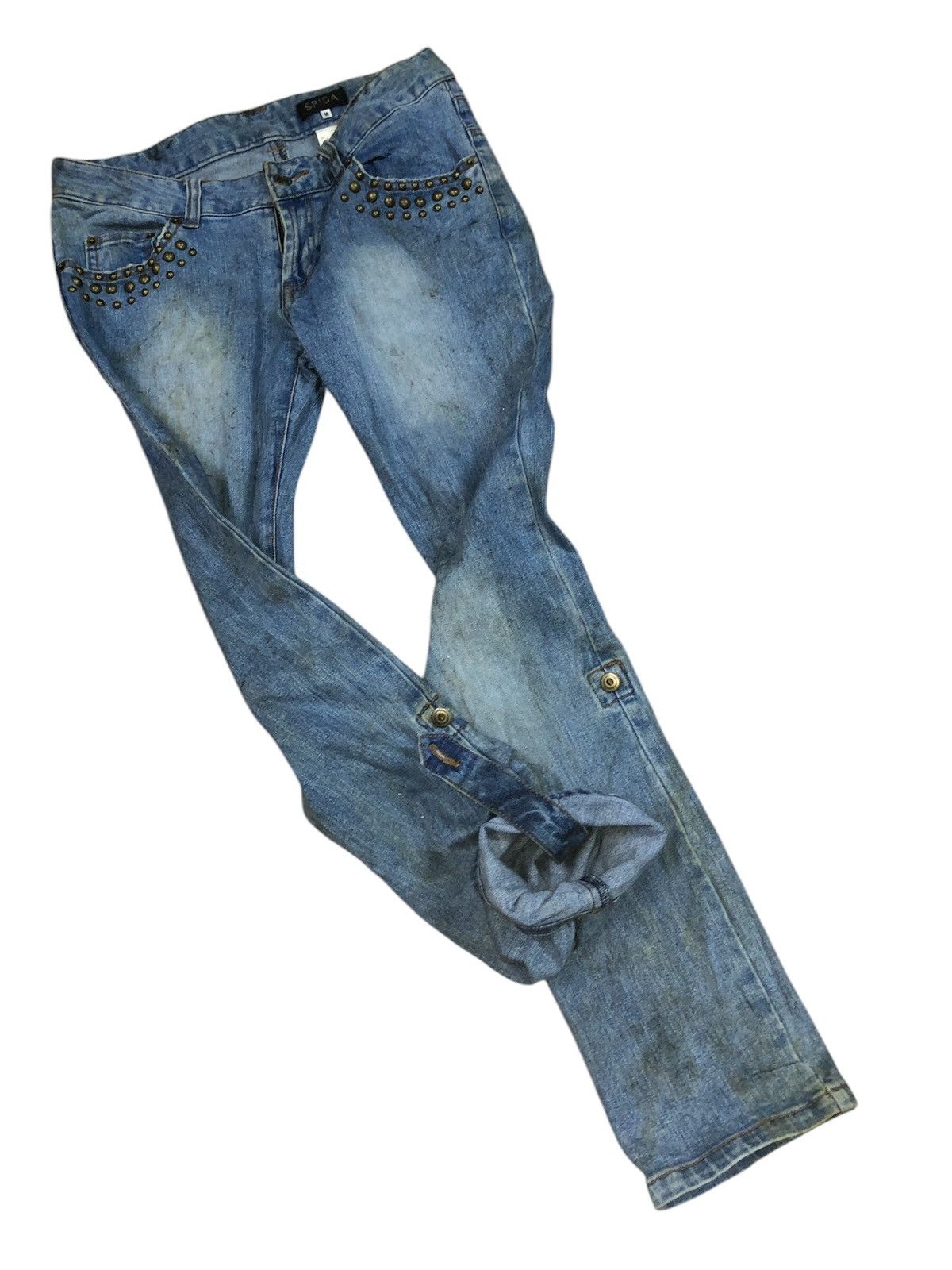Designer × Japanese Brand SPIGA JEANS N-061402 Size 30" / US 8 / IT 44 - 5 Thumbnail