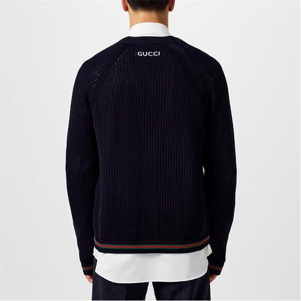 Gucci GUCCI Knitted Cardigan Size US L / EU 52-54 / 3 - 4 Thumbnail