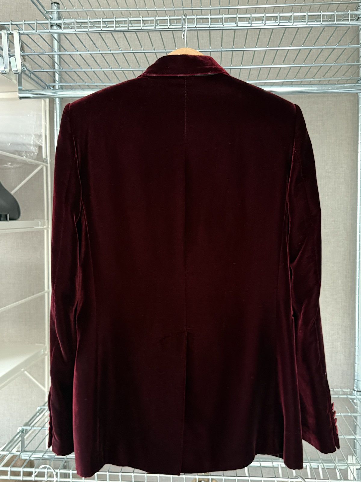 Saint Laurent Paris Saint Laurent Paris X Heidi Slimane FW16 Velvet Blazer Size 46R - 4 Thumbnail