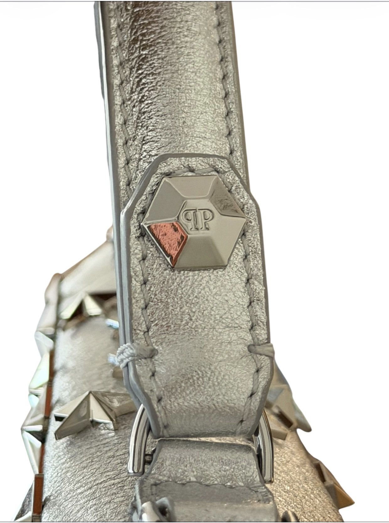 Philipp Plein Philipp Plein Silver Star Stud Crossbody Bag Size ONE SIZE - 7 Thumbnail
