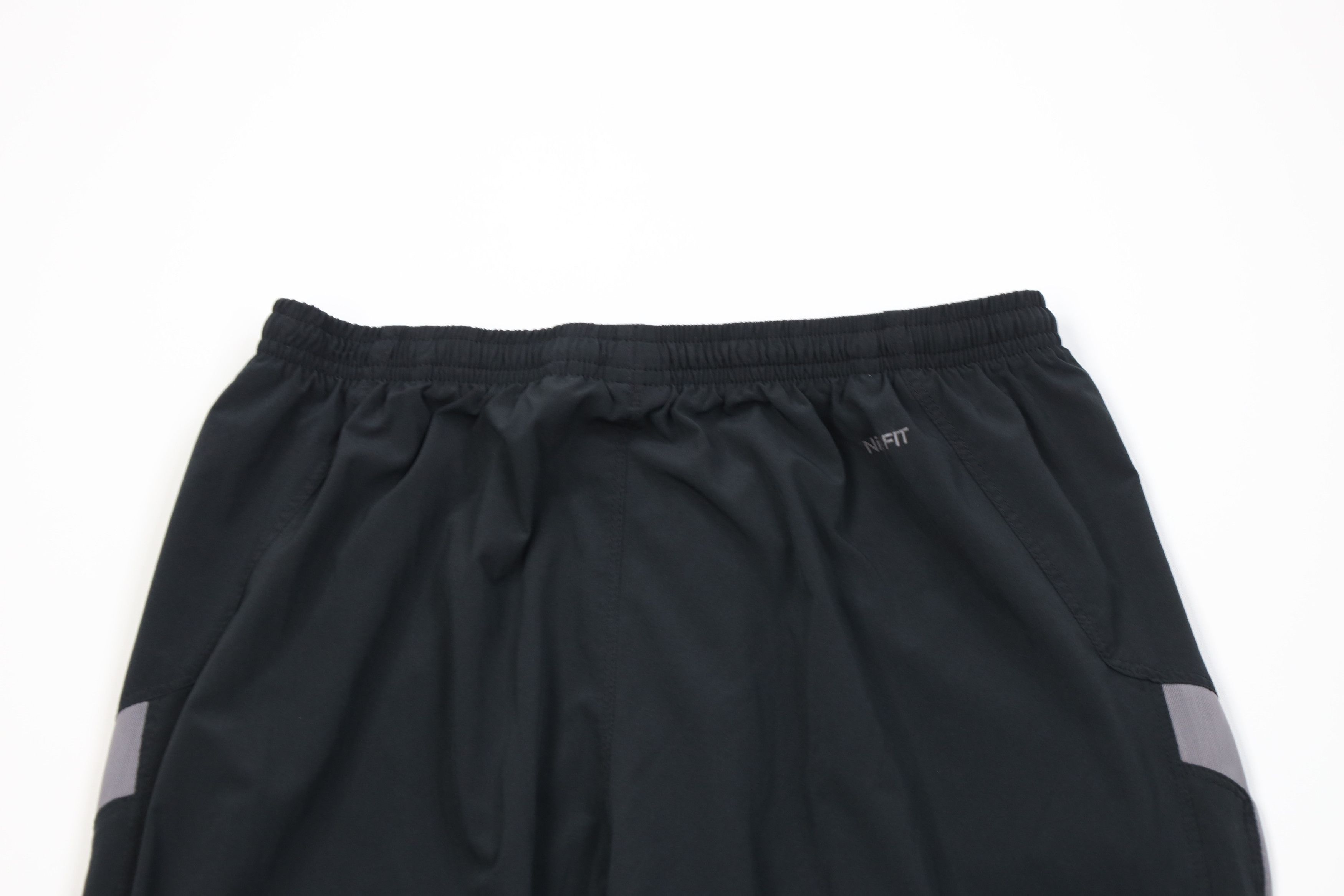 Nike Vintage Y2K Nike Mini Swoosh Stretch Wide Leg Pants Black Size US 36 / EU 52 - 11 Thumbnail
